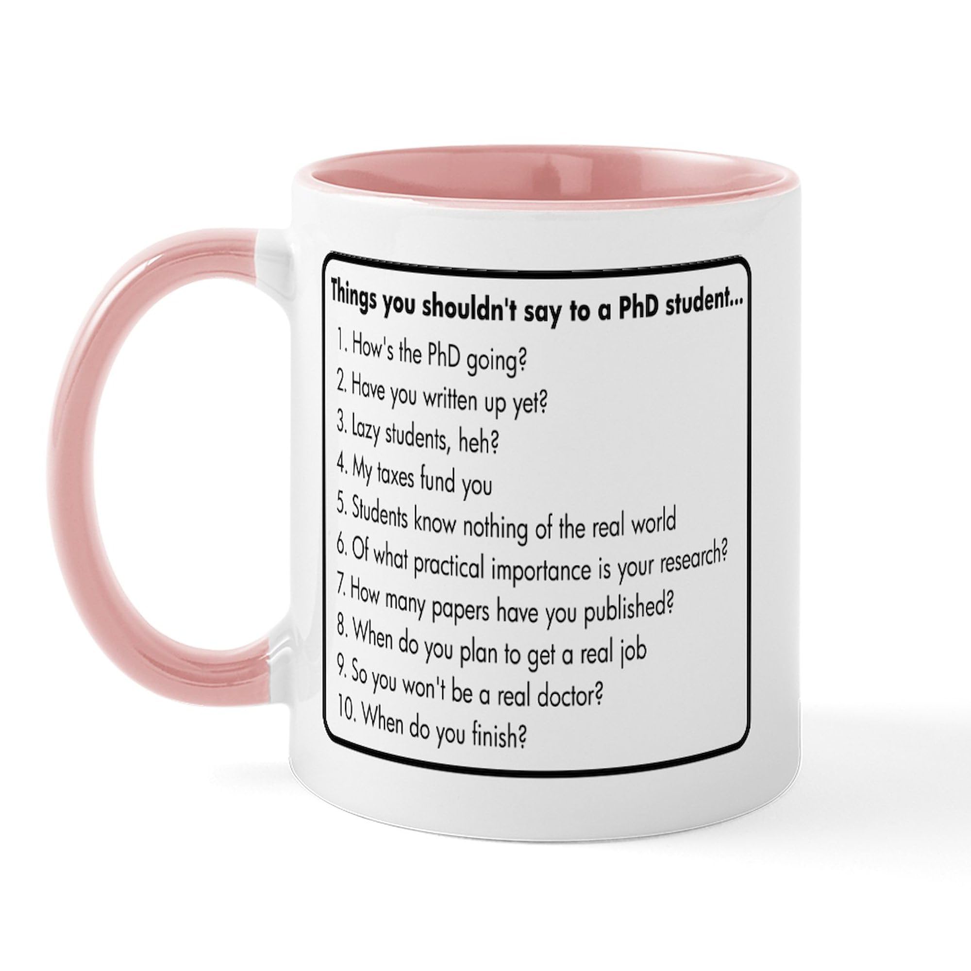CafePress Don't Ask A Phd Mug 11 oz (325 ml) Ceramic Coffee Mug