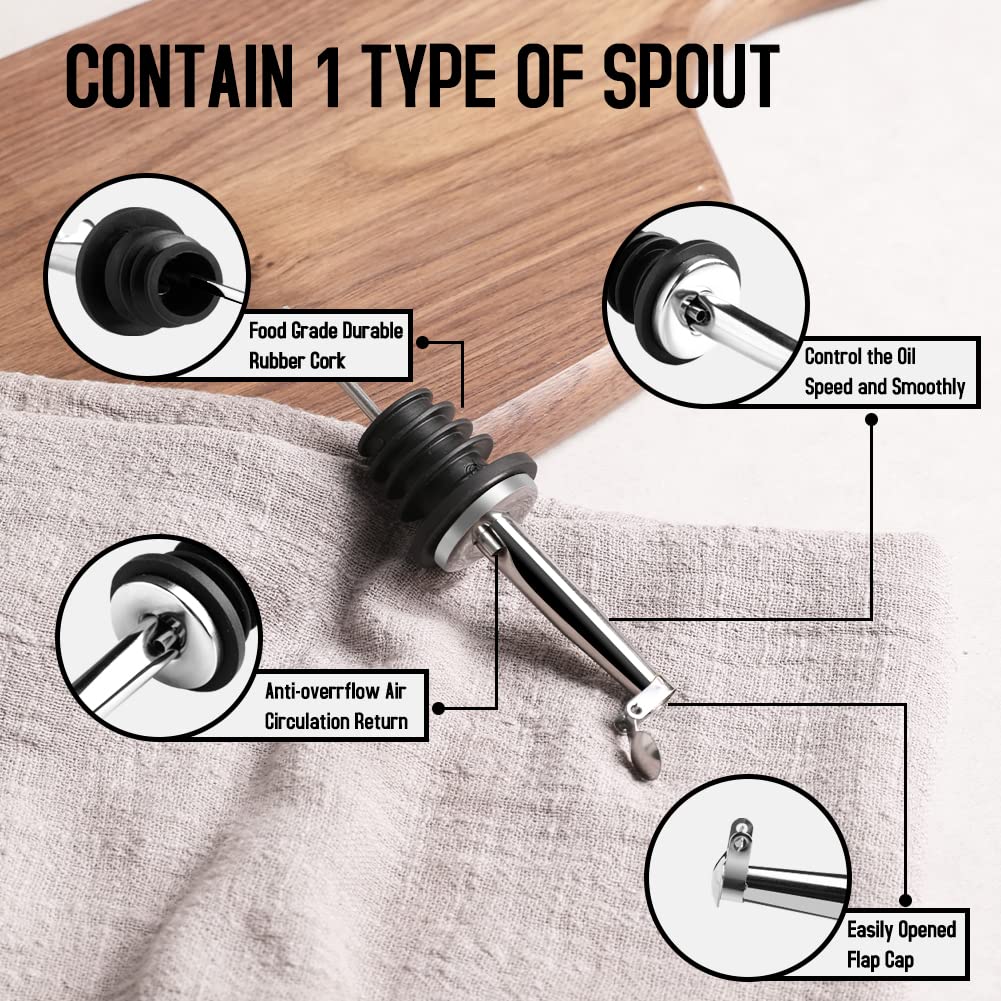 Sweejar Ceramic Olive Oil Dispenser Bottle, 20 Oz Relief Opaque Oil Cruet Protects Oil To Reduce Oxidation, Suitable For Storage