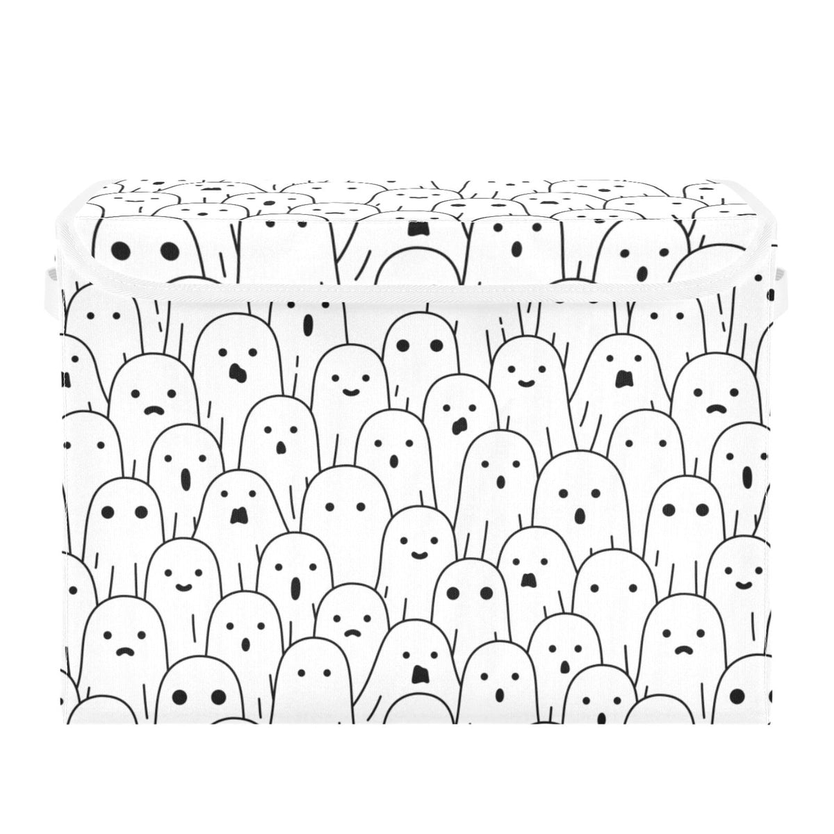 Cwc Ghost Storage Box Xigua Halloween Ghosts Storage Bins With Lids And Carrying Handle,Fold ...