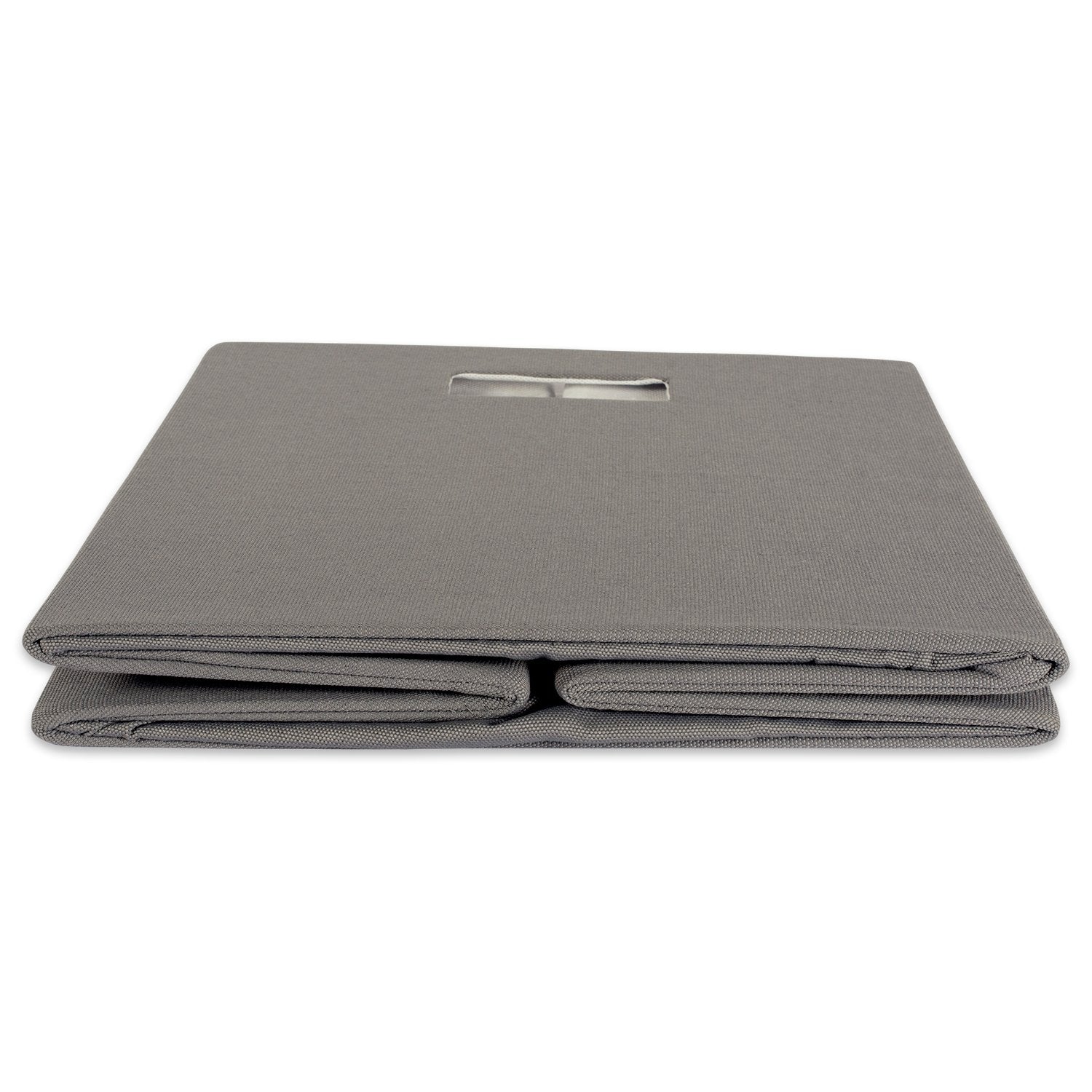 DII Poly-Cube Storage Collection Hard Sided  Collapsible Solid  Large  Gray