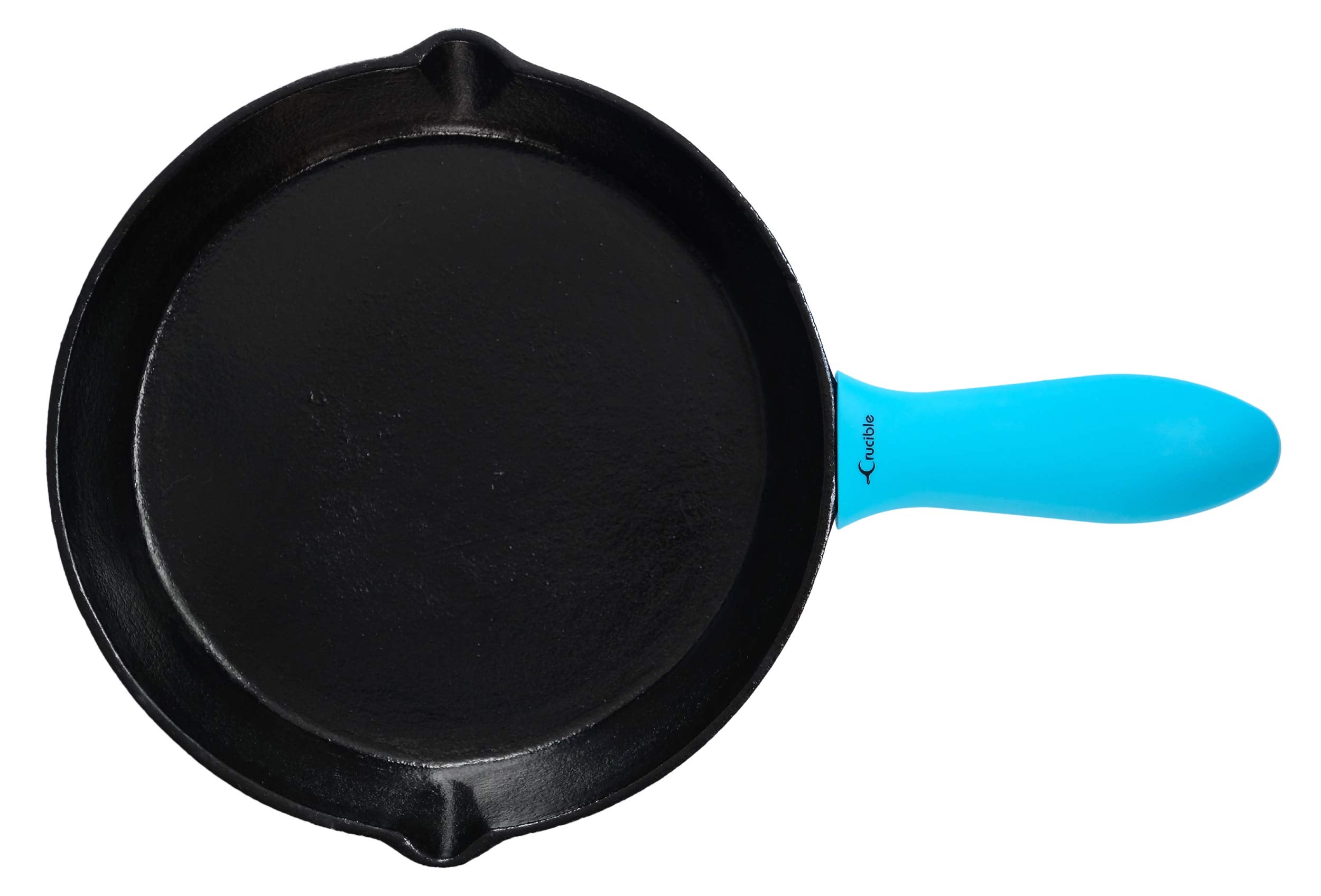 Crucible Cookware Silicone Hot Handle Holders (Large, Turquoise)