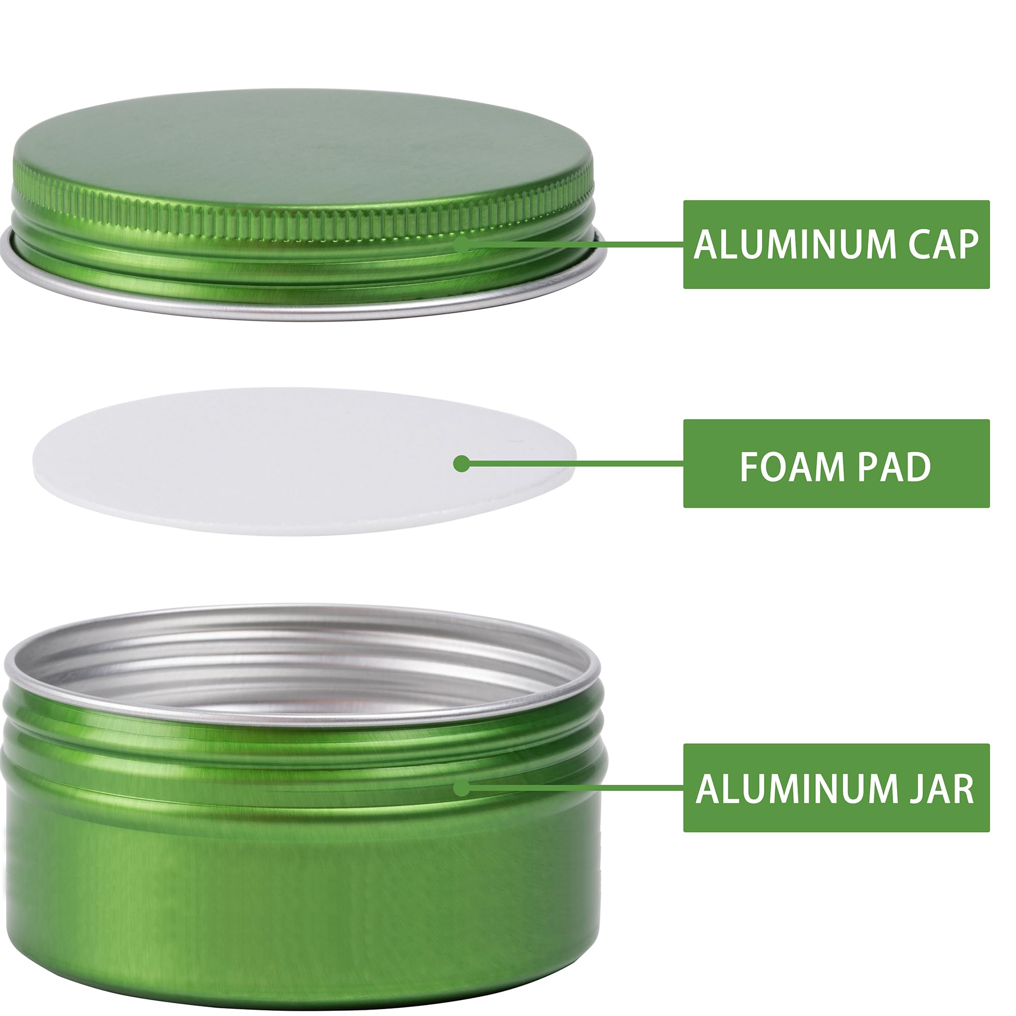 24 Pack 4Oz Screw Top Aluminum Tin Jars With Screw Lids And Blank Labels - Refillable 120Ml Metal Containers For Lip Balms, Cand