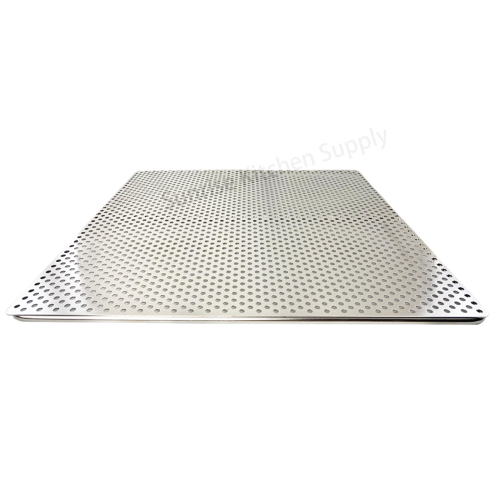 Sunrise Kitchen Supply Stainless Steel Fryer Screen (Solid Screen) (13.5'' X 13.5'')