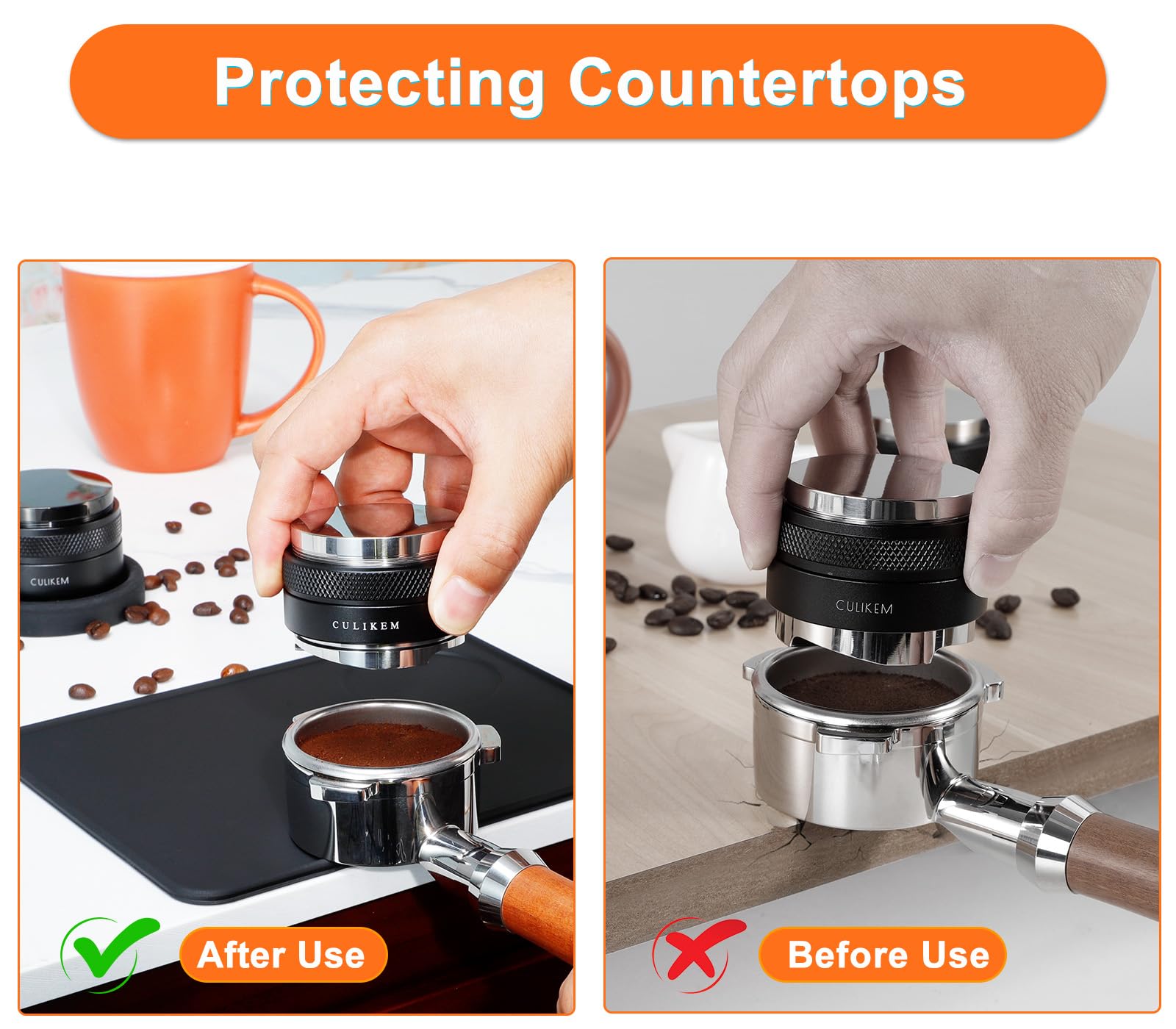 Espresso Tamping Mat Coffee Tamper - Food Grade Silicone Espresso Tamping Mat For Espresso Machine Accessories, Tamper Mat For B
