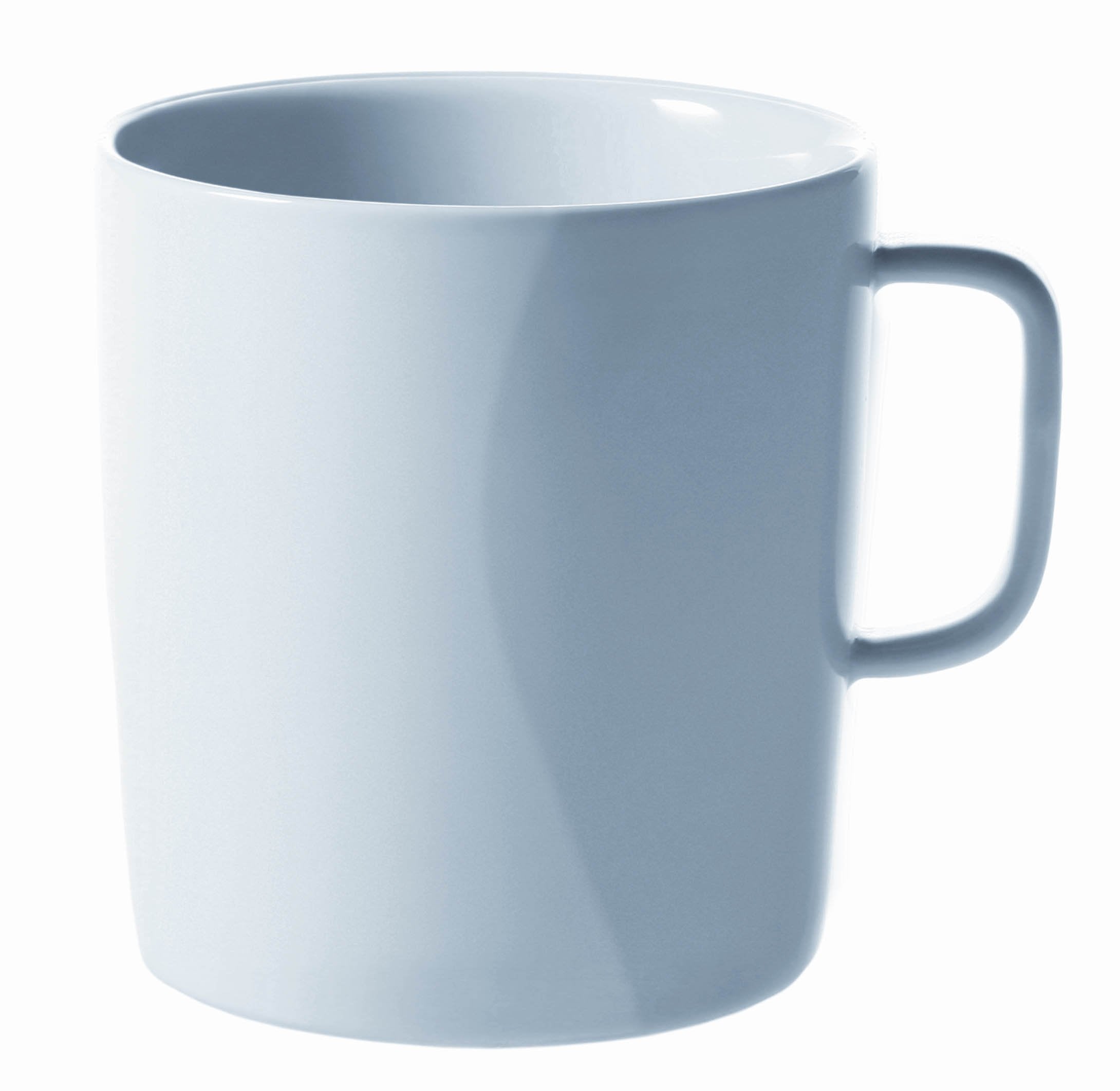 A Di Alessi 3-1/4-Inch Platebowlcup Mug, White Porcelain, Set Of 4