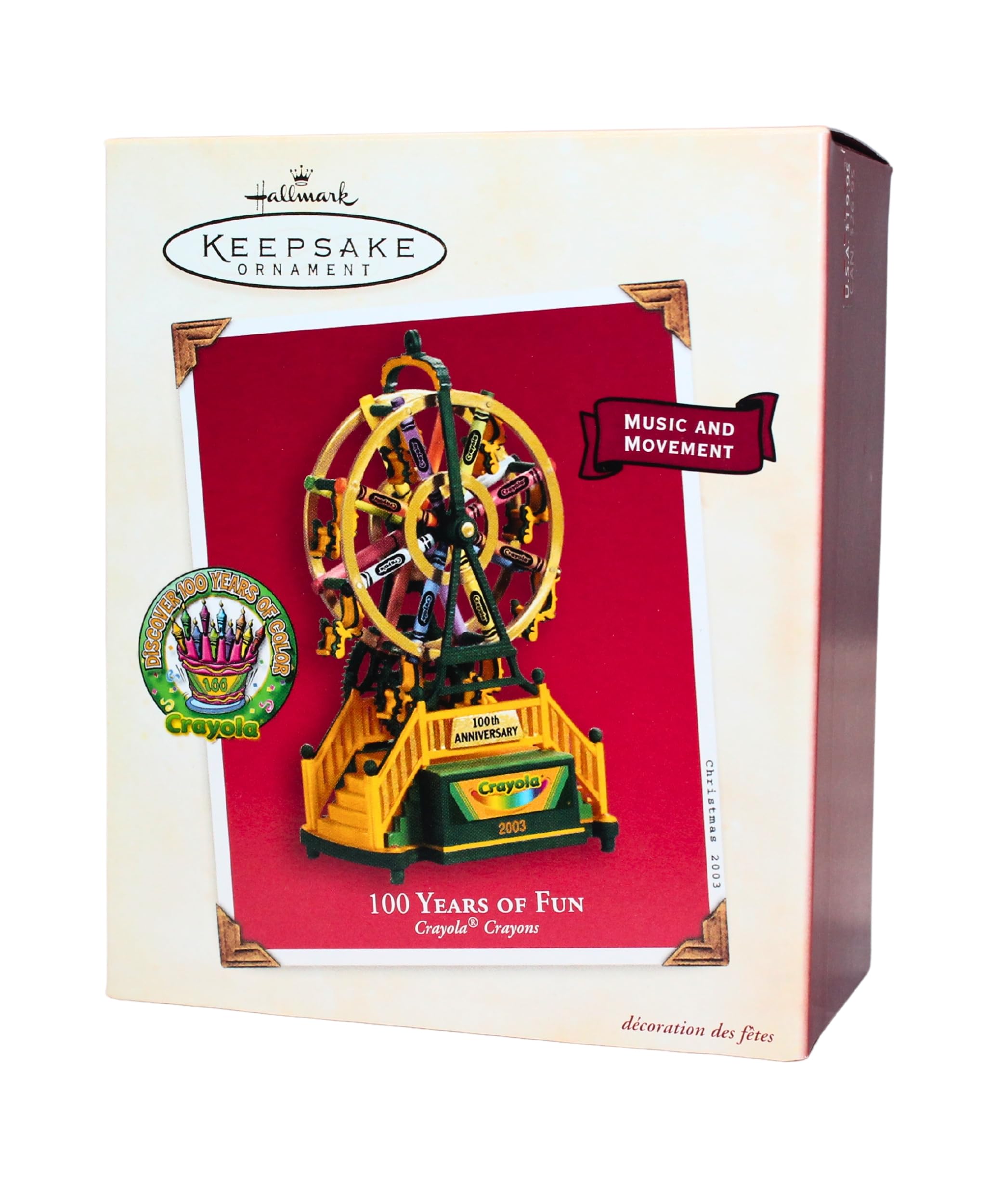 Hallmark 100 Years of Fun 2003 Keepsake Ornament