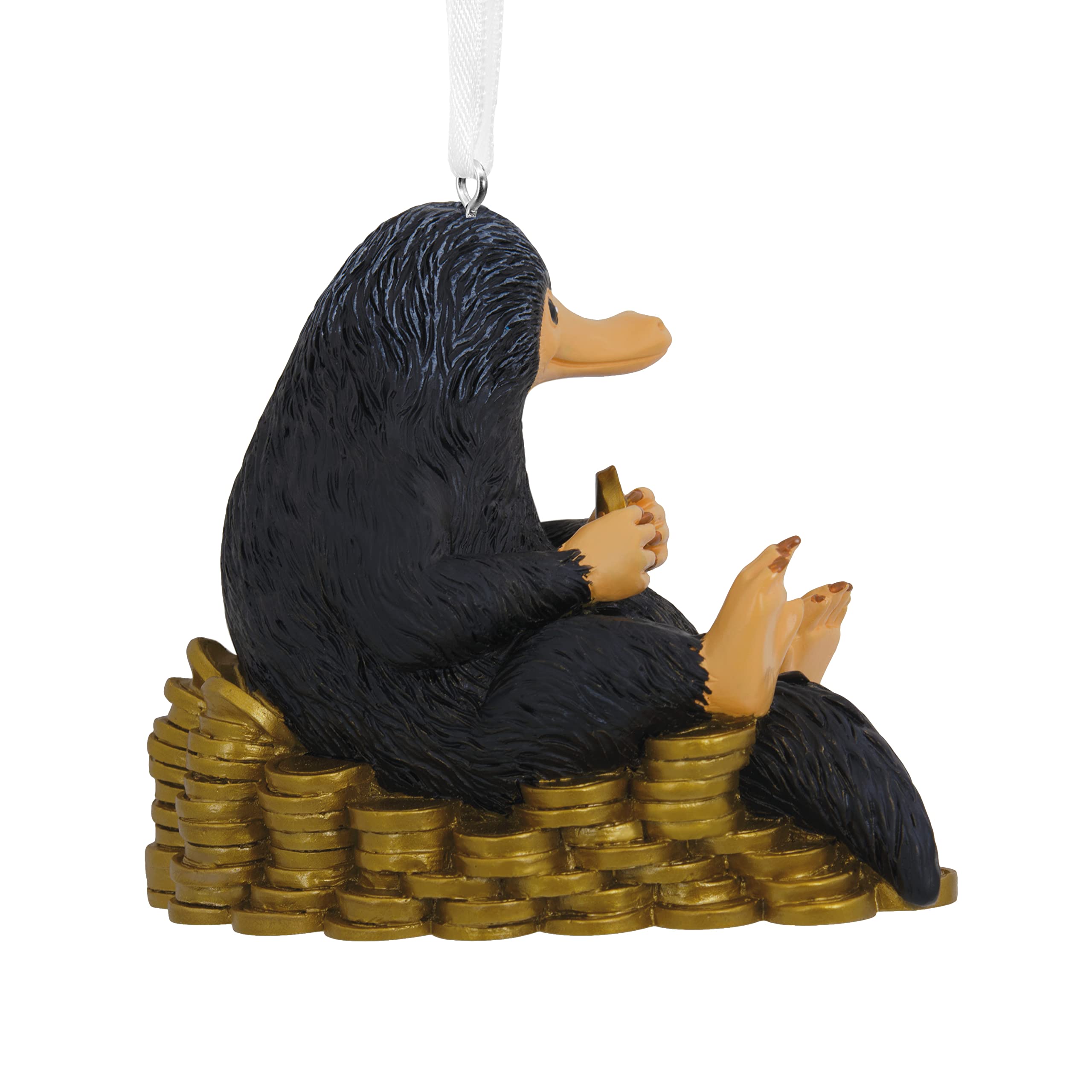 Hallmark Fantastic Beasts and Where to Find Them Niffler with Coins Resin Christmas Ornament