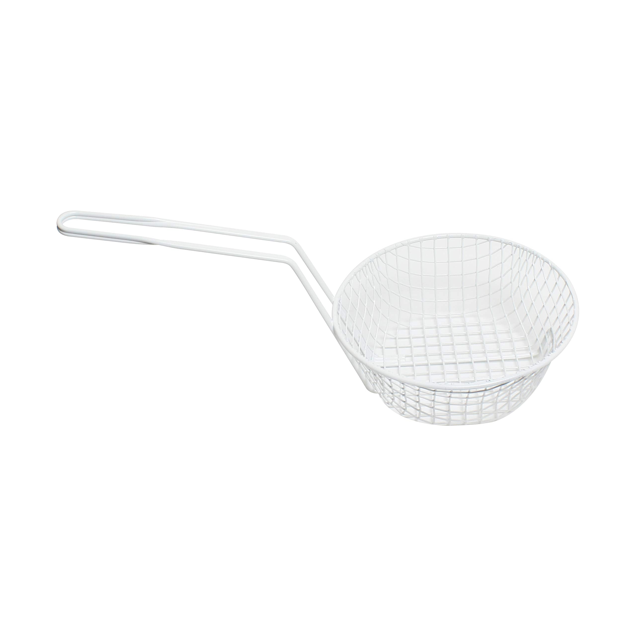 Thunder Group 3-Inch Deep Breading Basket with 8-Inch Round Coarse Mesh