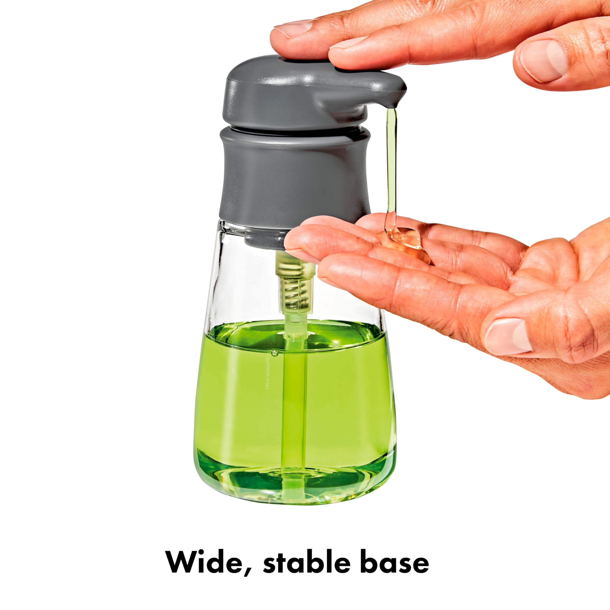 OXO Good Grips Soap Dispenser - 10 oz Charcoal Plastic Model 13398100