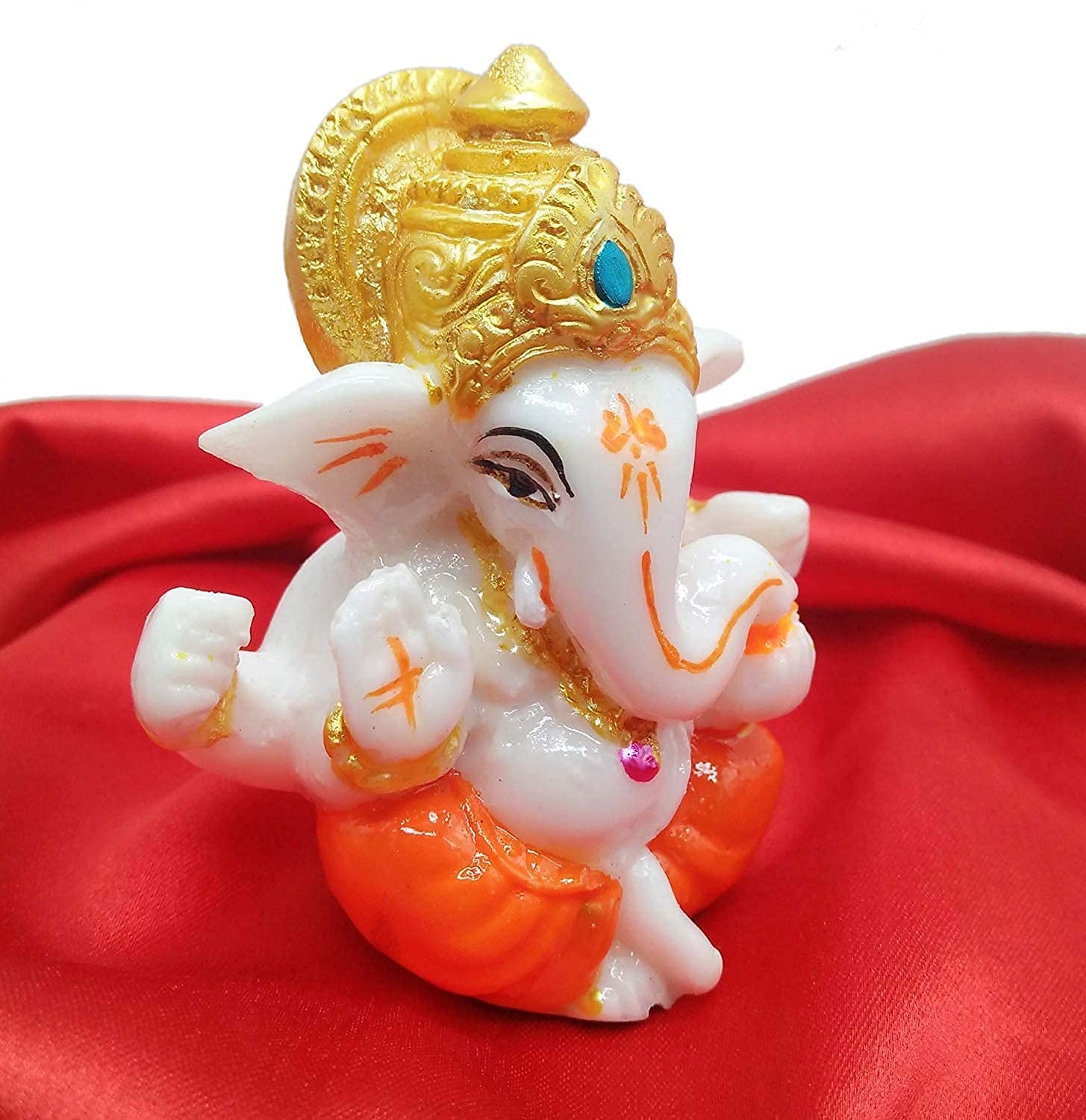 ODDCLICK Idol Car Dashboard - Hindu Ganesha Statue God India Ganpati Lord Murti Mandir Diwali Gifts Yoga Zen Meditation Room Alt