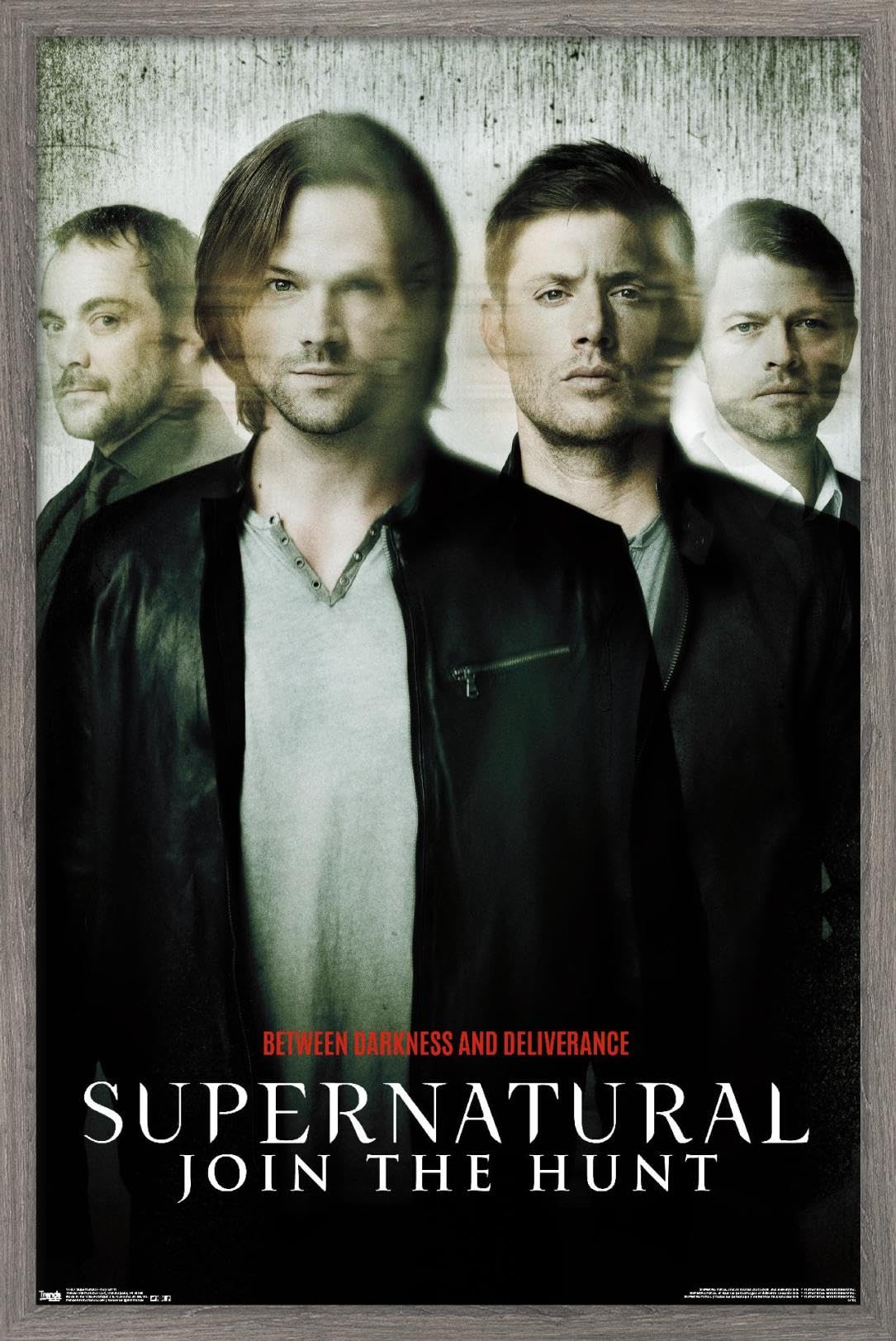 Trends International Supernatural - Key Art 11 Wall Poster, 34L X 22.4W, Barnwood Framed Version