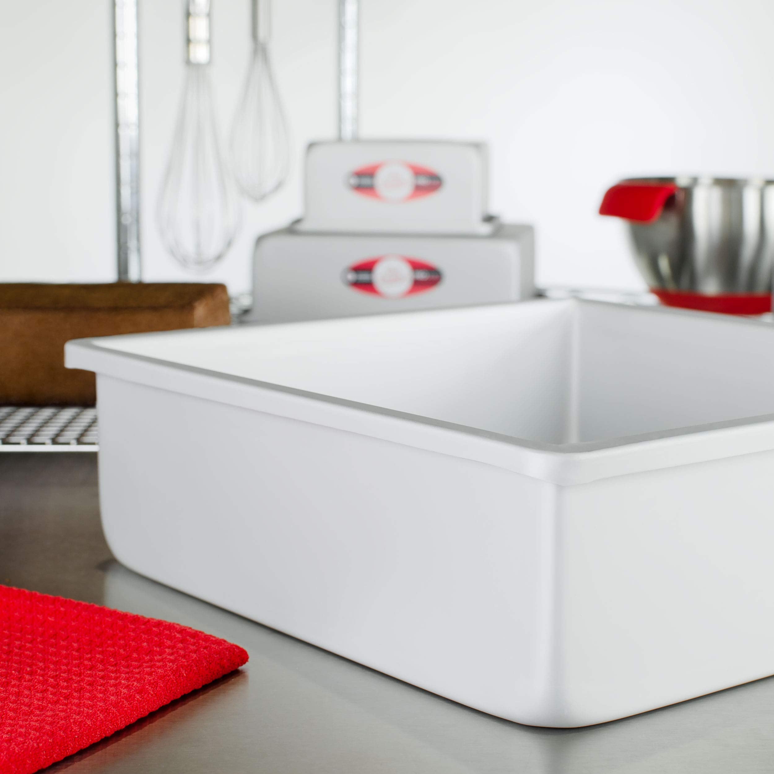 Fat Daddio'S Anodized Aluminum Square Cake Pan, 12 X 4 Inch