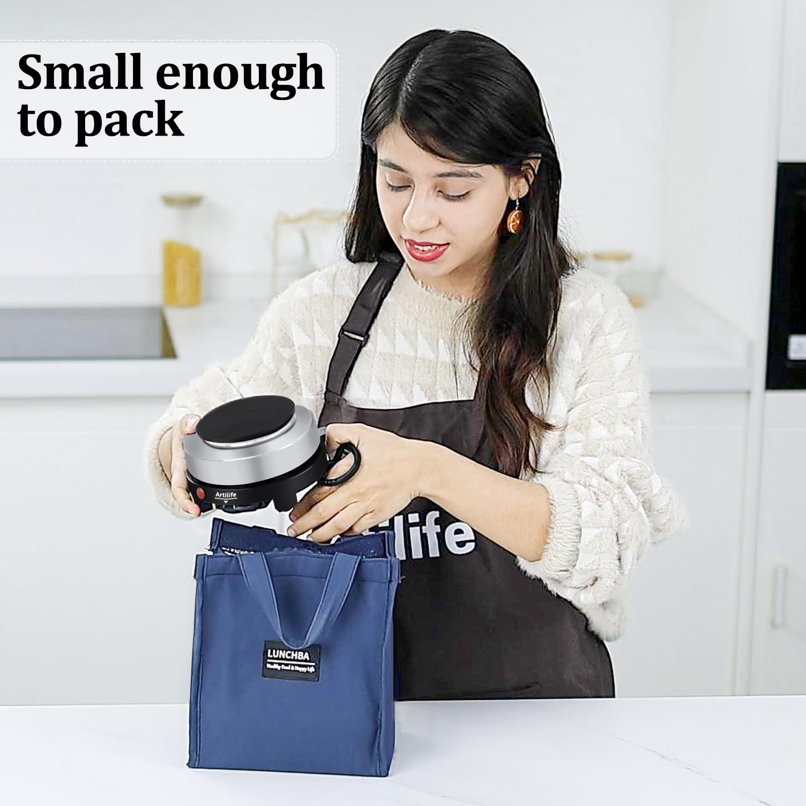 Artilife 500W Small Hot Plate Mini Hot Plate,Artilife 500W Small Electric Hot Plate,Mini Stove Electric Portable Stove Kitchen C