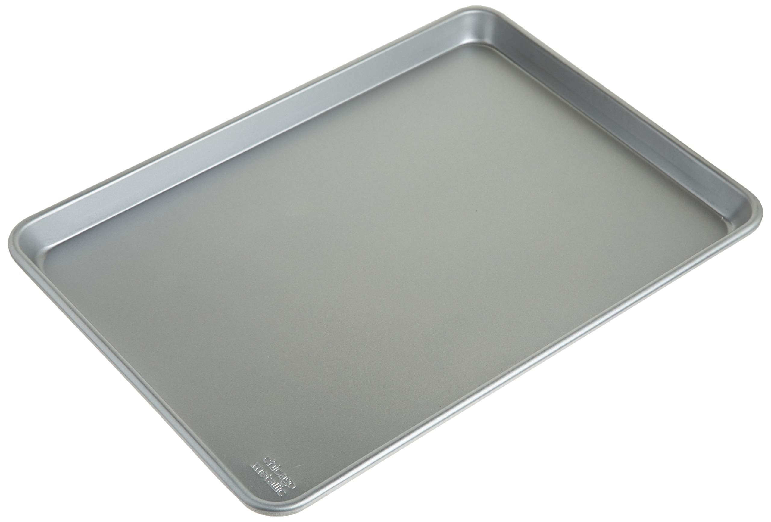 Chicago Metallic Commercial Ii Traditional Uncoated 16-3/4 By 12-Inch Jelly-Roll Pan, Perfect For Making Jelly Rolls, Cookies, P