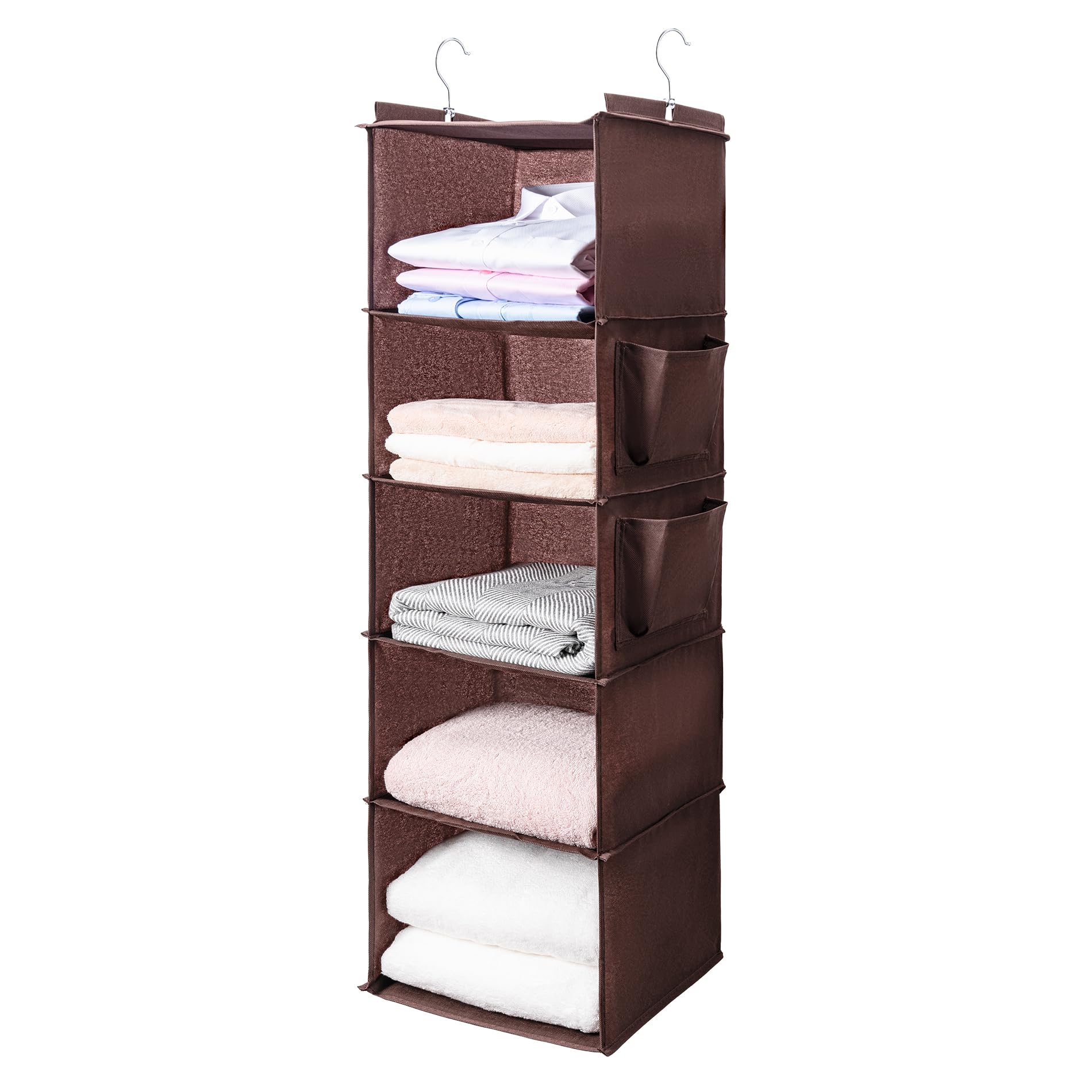 BOOMIBOO Hanging Closet Organize and Shelves