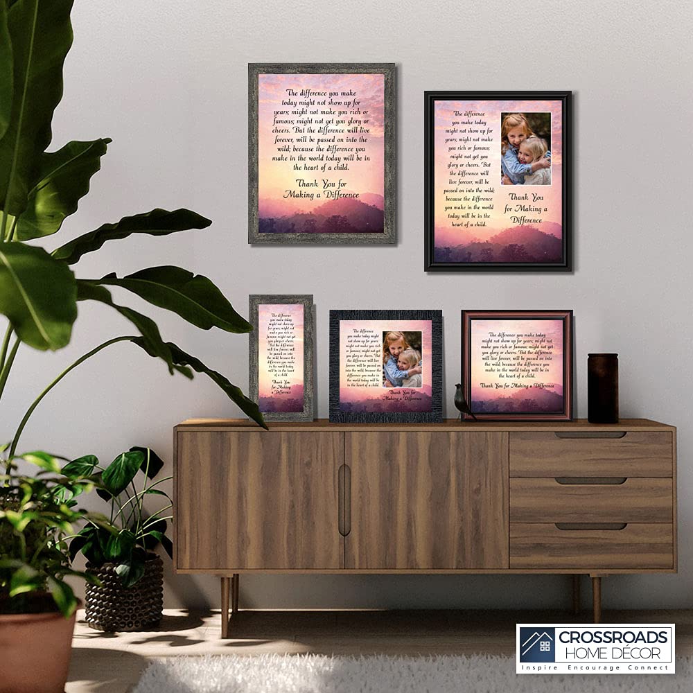 Crossroads Home D  Cor Teacher Gifts To Say Thank You, You Make A Difference Quote Thanking Those Who Work With Children, Teache