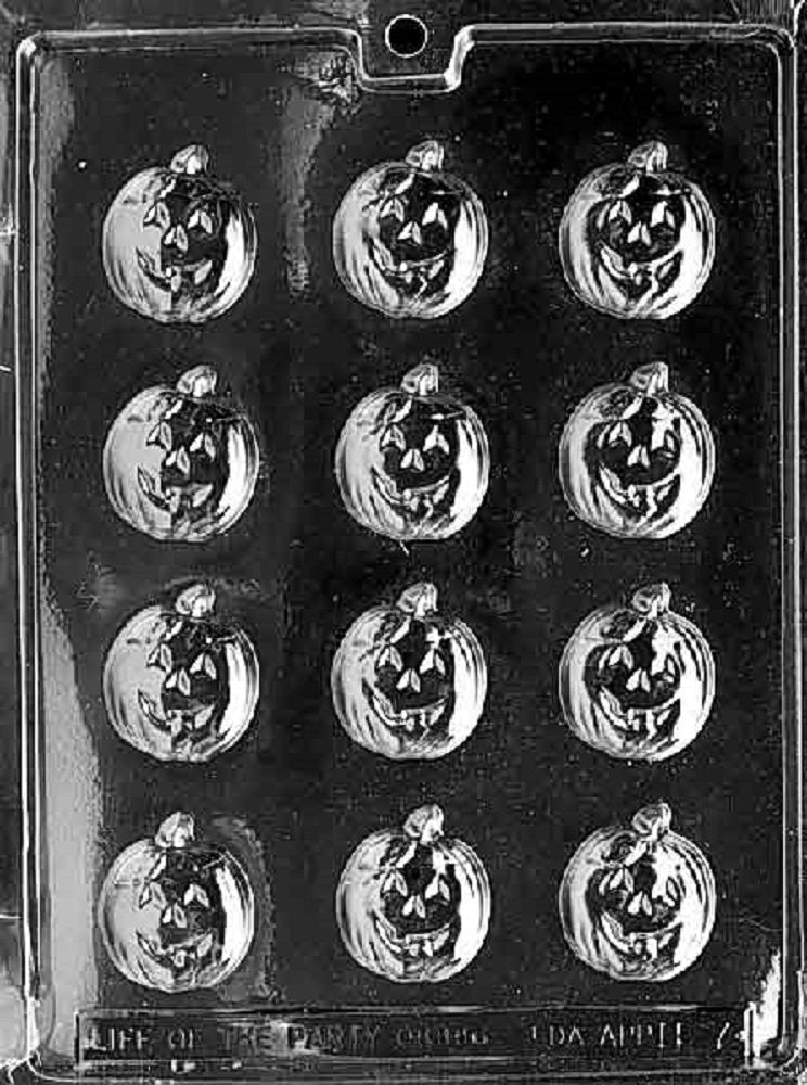 Grandmama'S Goodies H007 Pumpkin Mints Halloween Chocolate Candy Soap Mold With Exclusive Molding Instructions