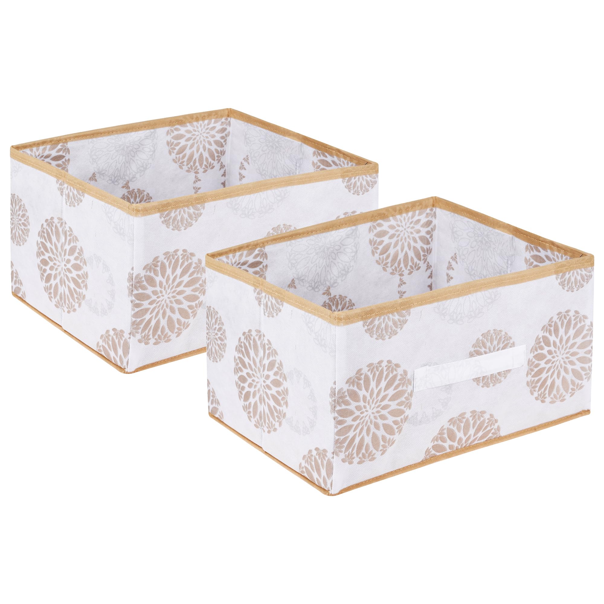 Amazon Brand  Solimo Drawer Storage Box | Bin For Clothes | Wardrobe Organizer For Books | Closet Box With Handle | NonWoven G