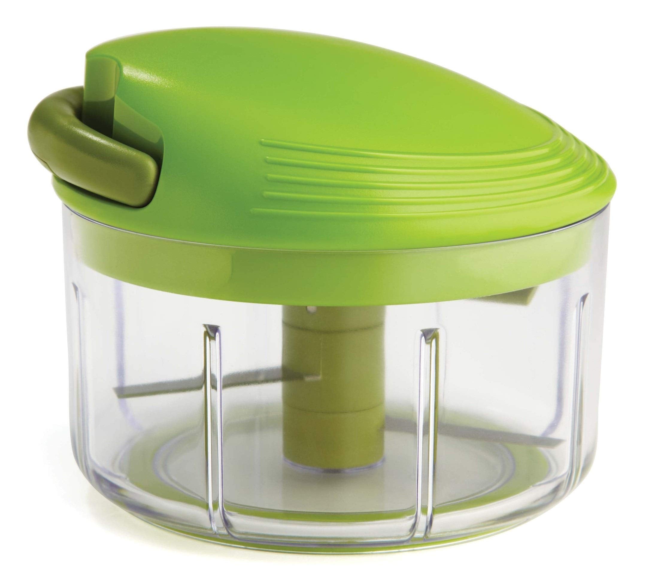 Kuhn Rikon Pull Chop, Vegetable Chopper With Stainless Steel Blades, Food Chopper With Non-Slip Base, Easy To Use Fruit Cutter A