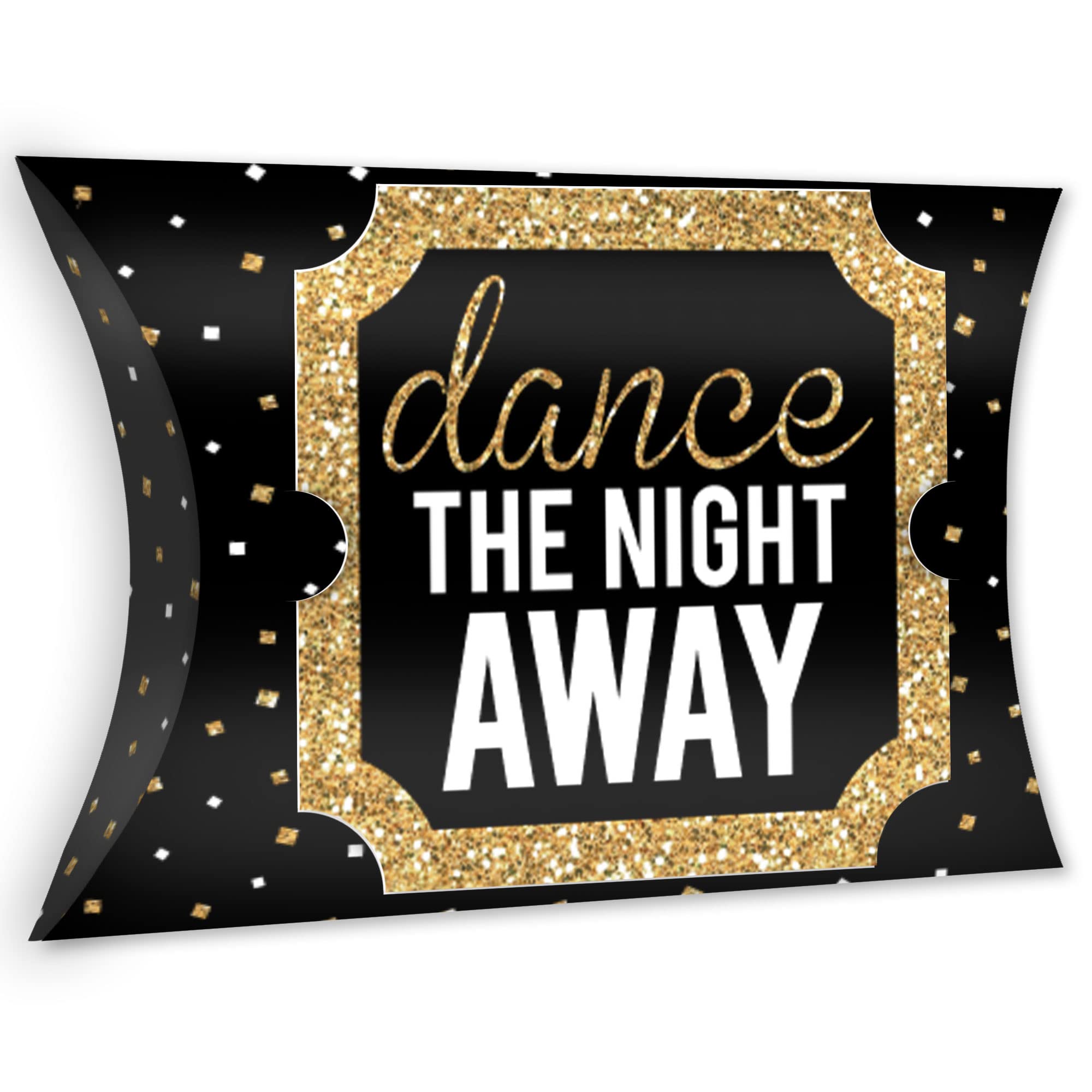 Big Dot Of Happiness Prom - Favor Gift Boxes - Prom Night Party Large Pillow Boxes - Set Of 12