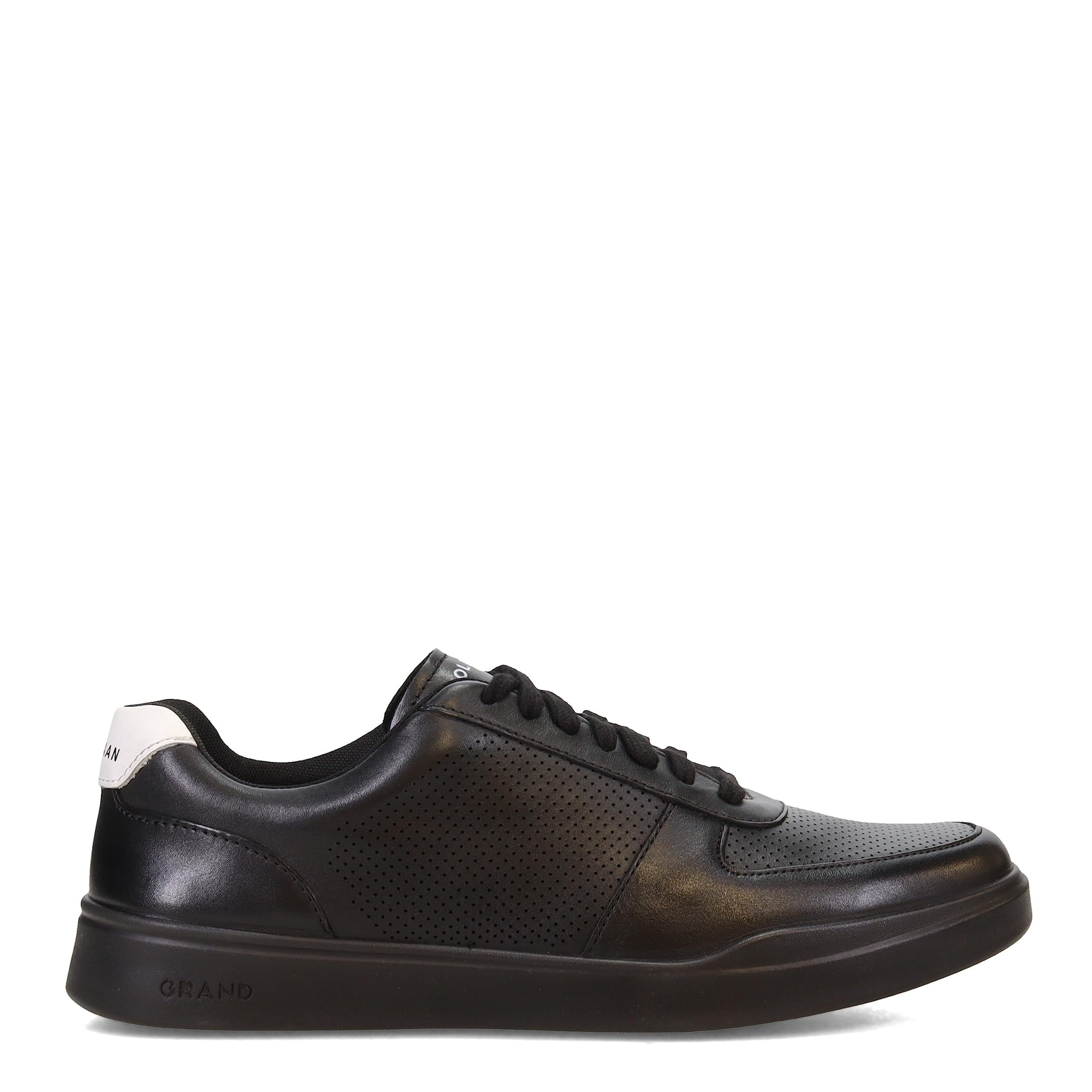 Cole Haan Mens Grand Crosscourt Modern Perforated Sneaker, Blackblackwhite, 105