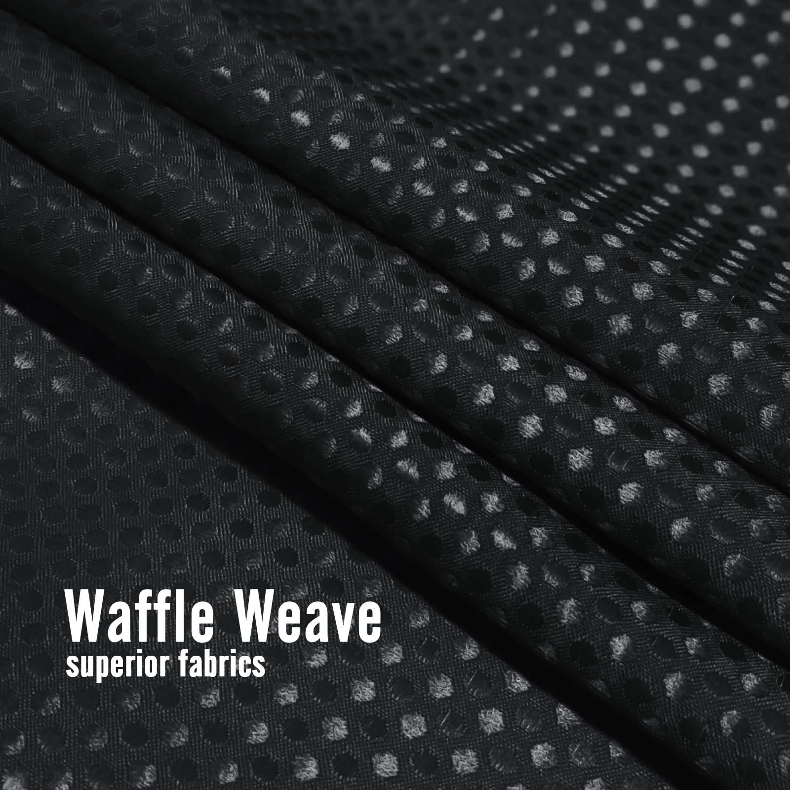 BBiggood Black Ombre Narrow Shower Curtain Set  36 x 72 Small Stall Shower Curtain  36 Inch Waffle Weave Fabric Shower Curtain Set with Hook  Water Repellent