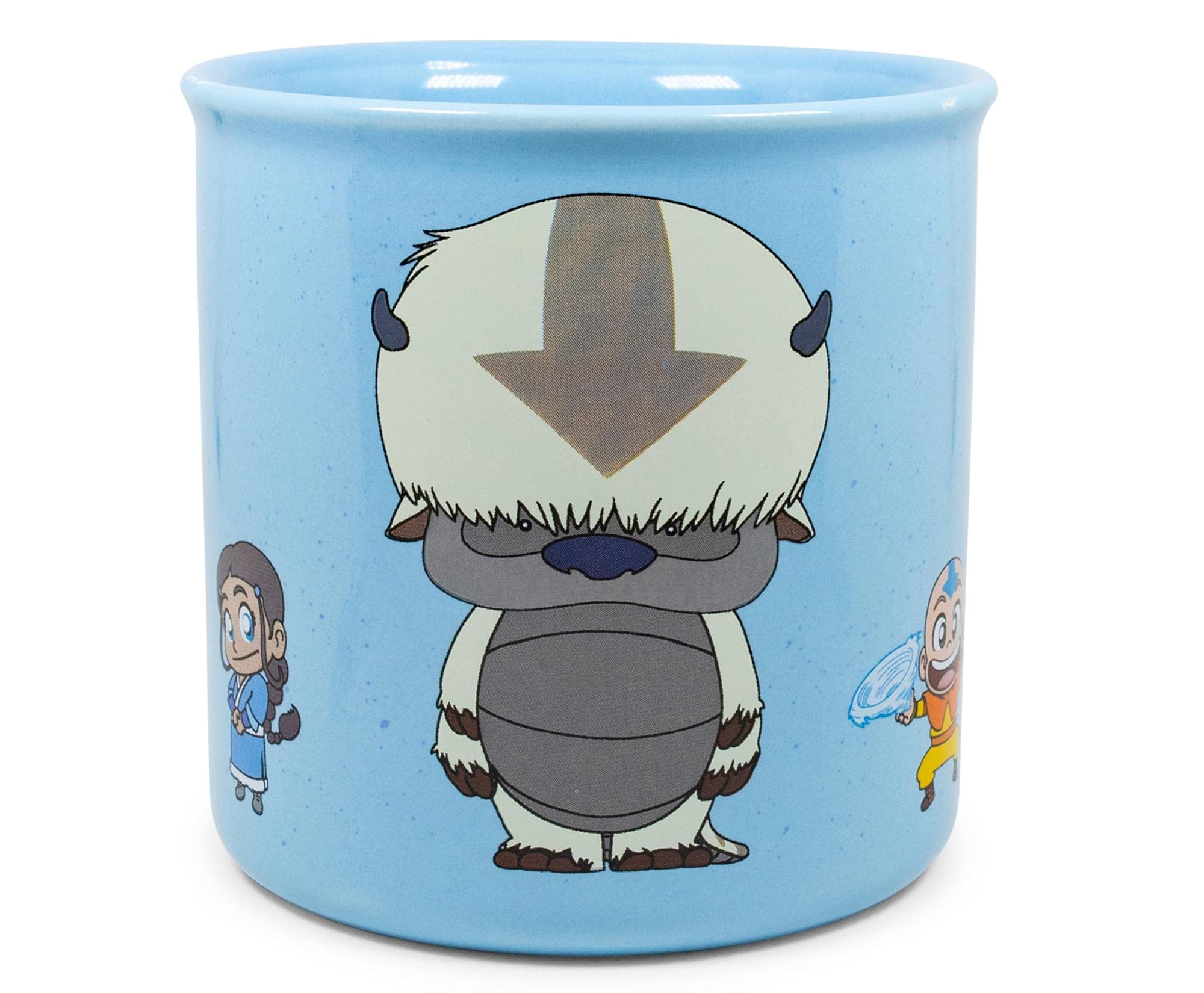 Avatar: The Last Airbender chibi character ceramic camper Mug  Holds 20 Ounces