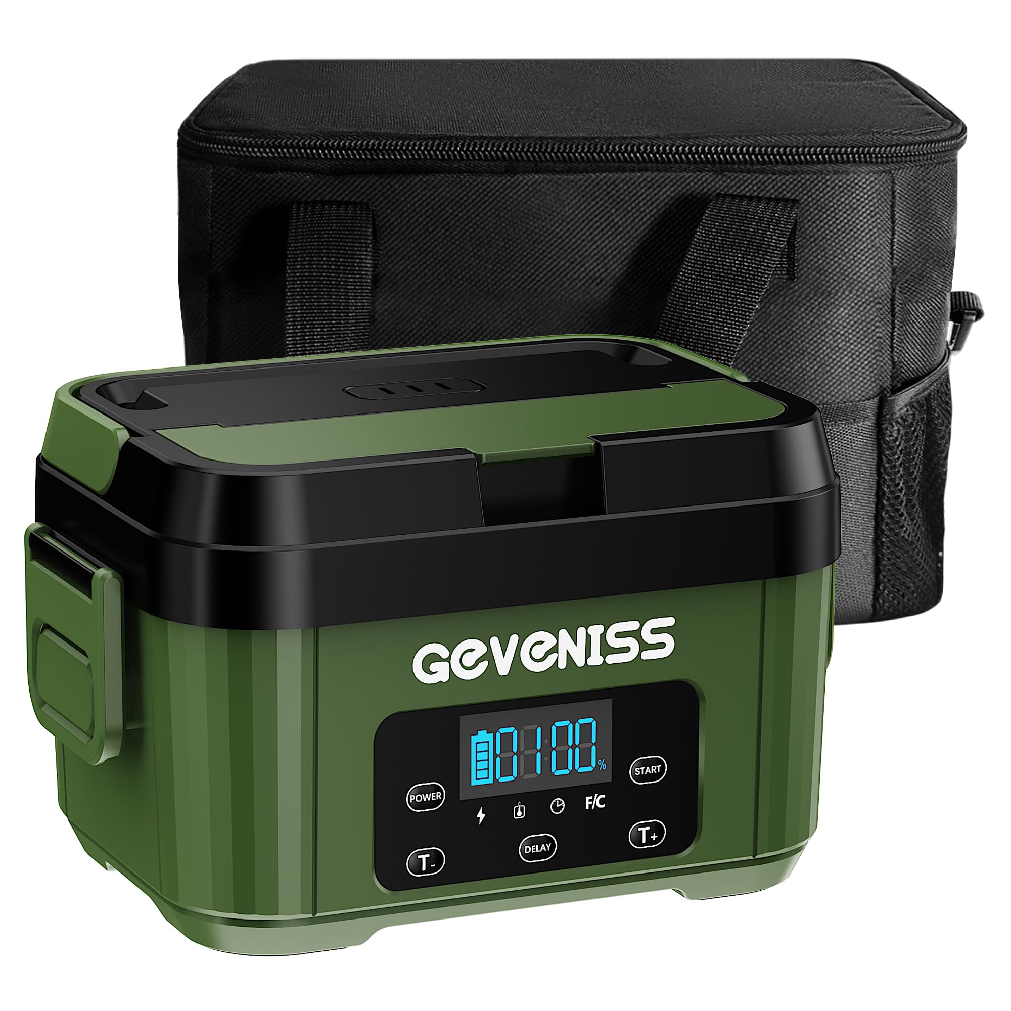 Geveniss Cordless Electric Lunch Box For Adults
