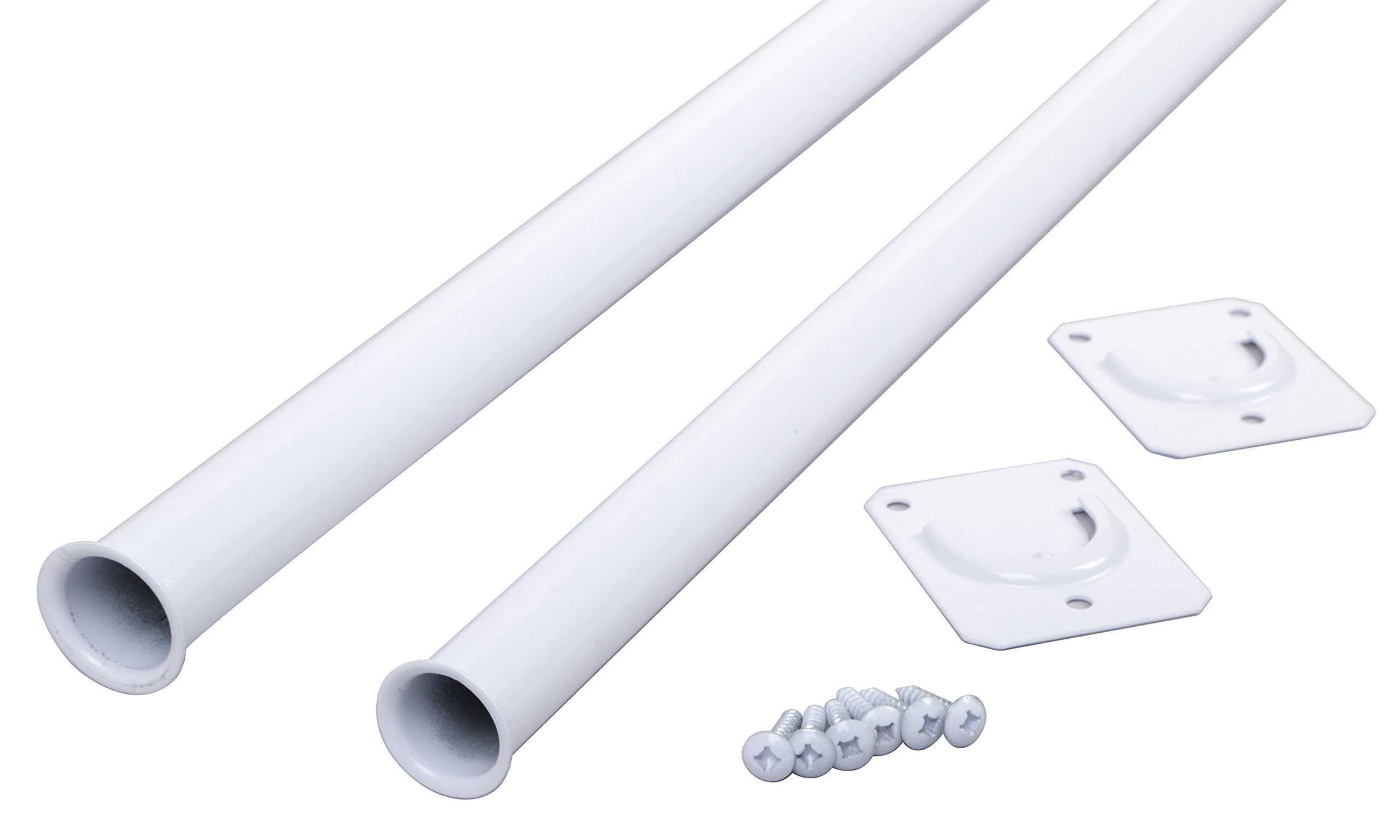 Closet Pro Cd-0024-18/30Wt Heavy Duty Adjustable Rod, 18 By 30-Inch, White