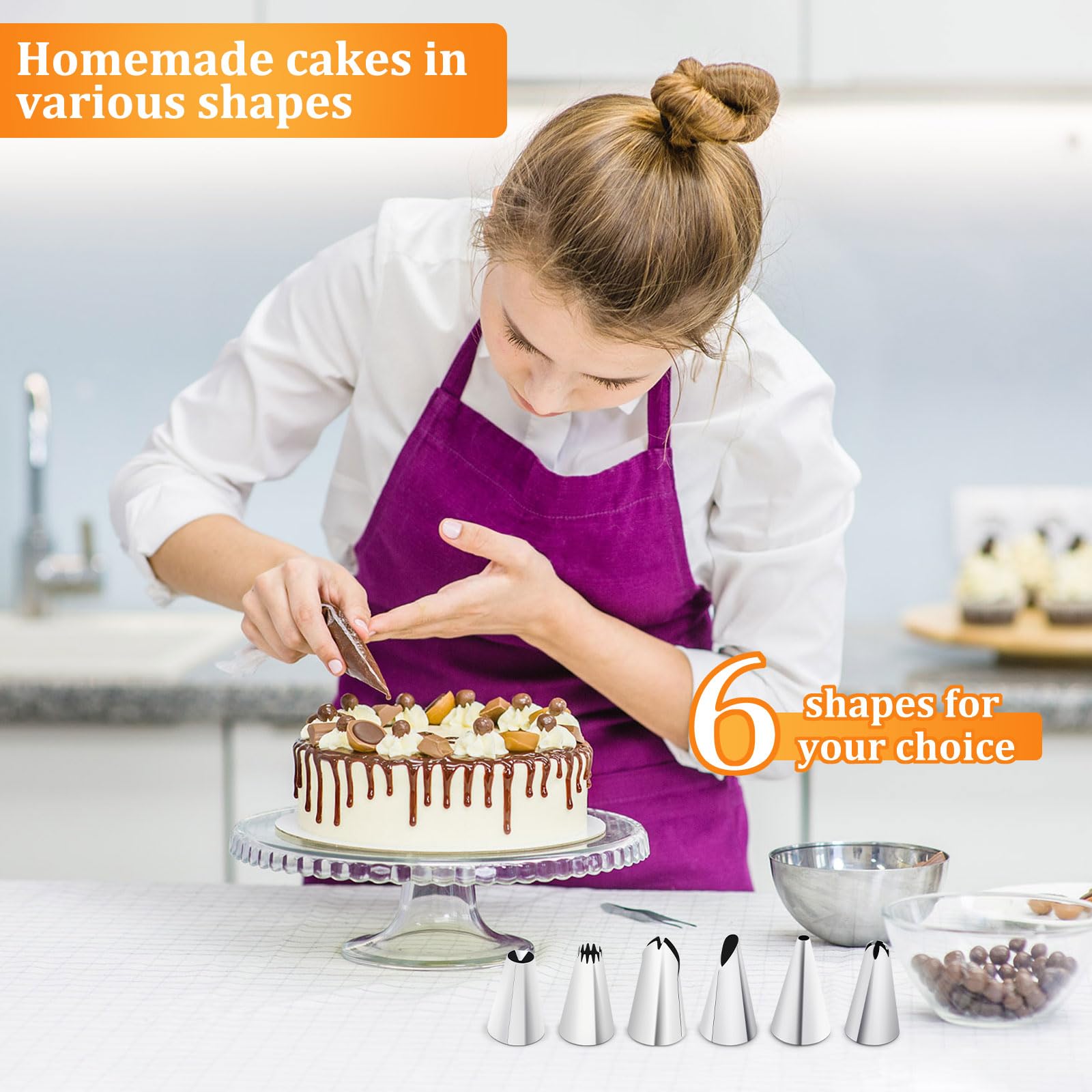 115 Pcs Heart Shaped Cake Pans Springform Pans Set Cheesecake Pan With Removable Base Circular Square Nonstick And Leak Proof Sp