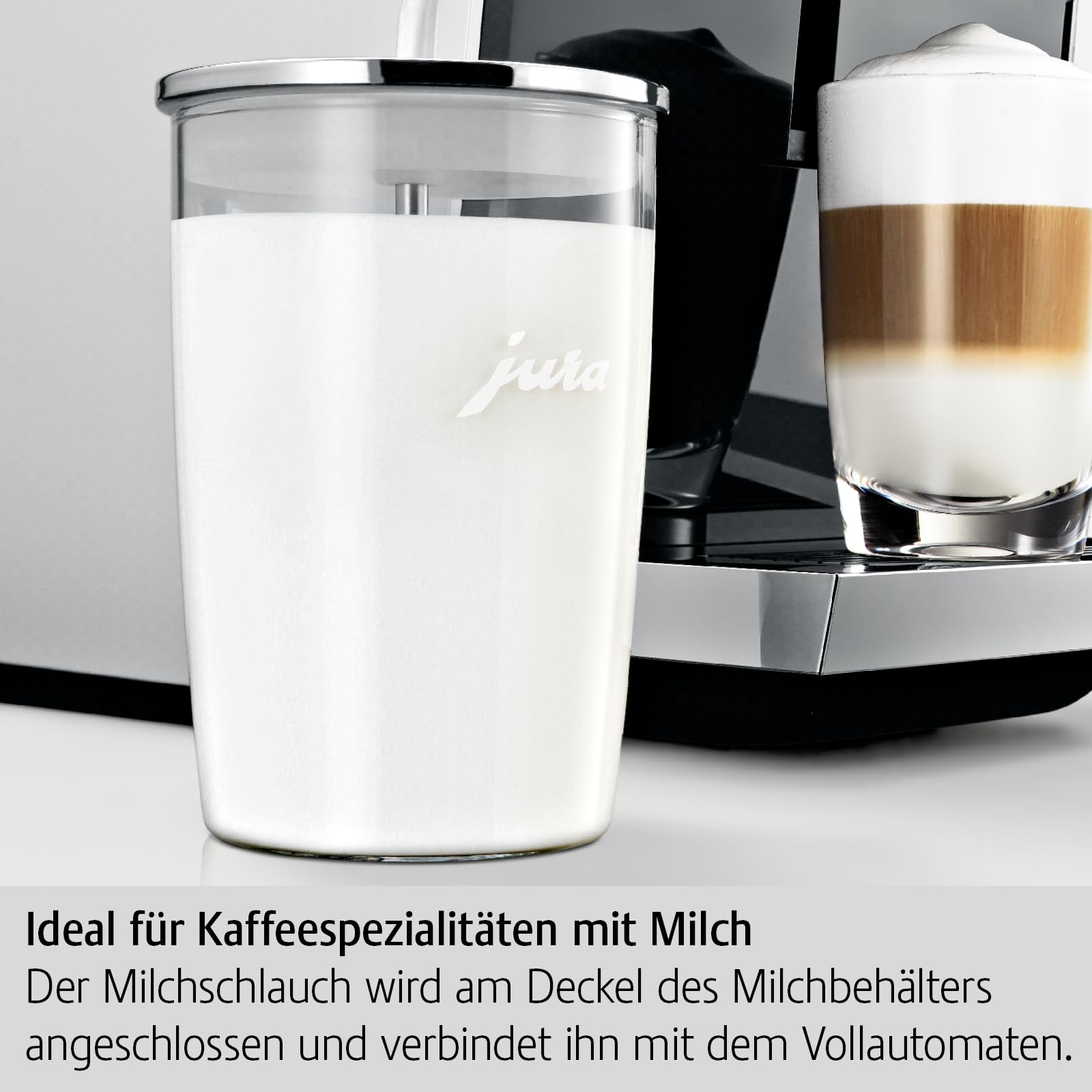 Jura 72570 Glass Milk Container, 9.2 X 9.2 X 13.5 Cm