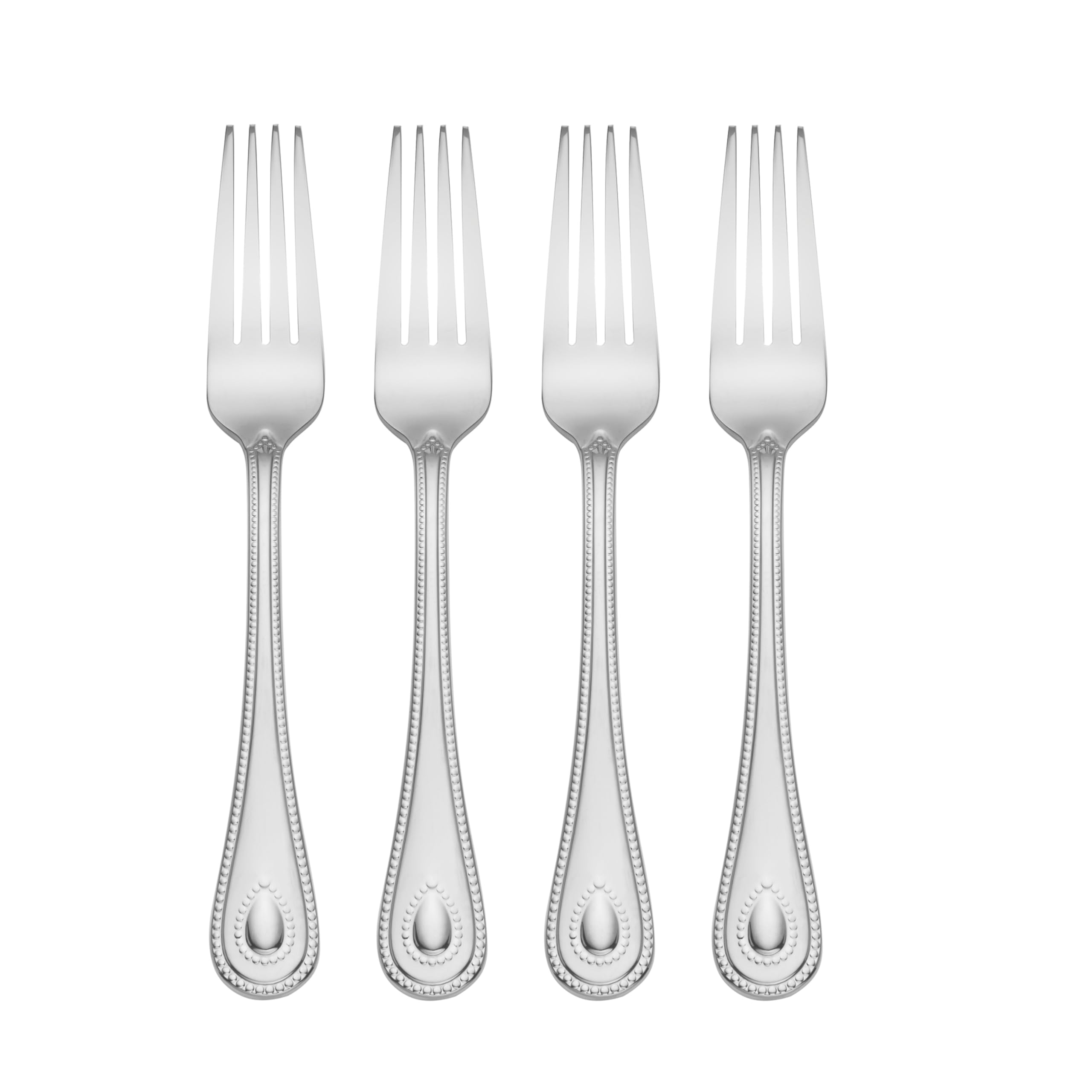 Lenox French Perle Dinner Forks, Set Of 4, 0.60