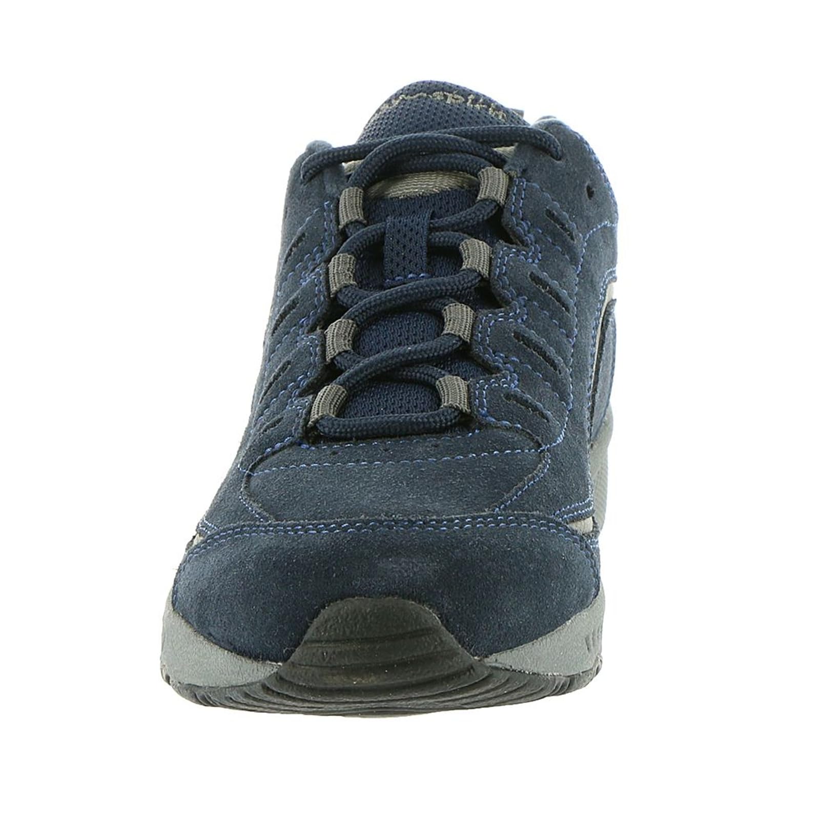 Easy Spirit Womens Romy Sneaker, Navy Suede 420, 75 Us