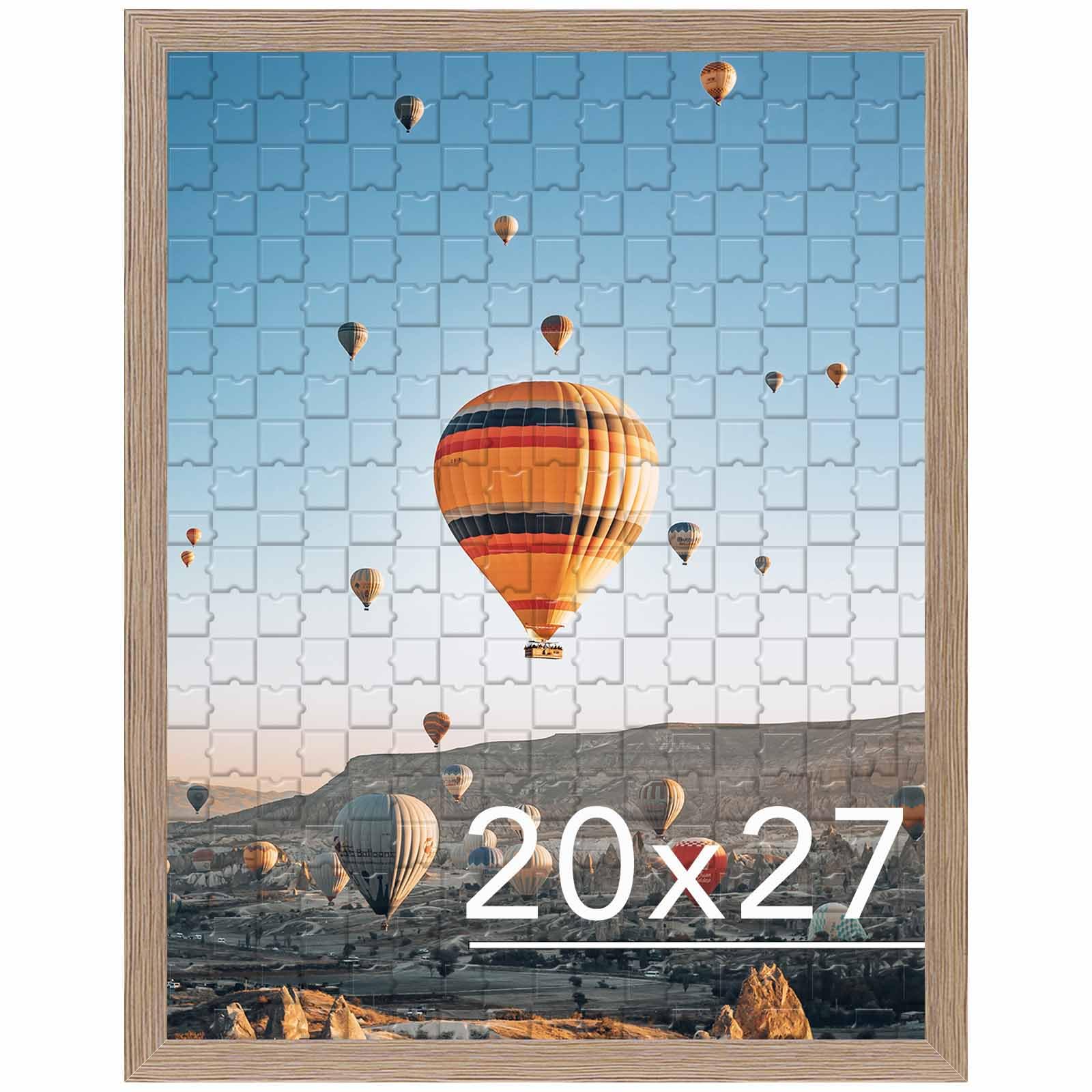 JCJMY 20x27 Picture Frame for Puzzles Poster Photo Picture, Horizontal and Vertical Formats for Wall Hanging, 20 x 27 Wall Galle