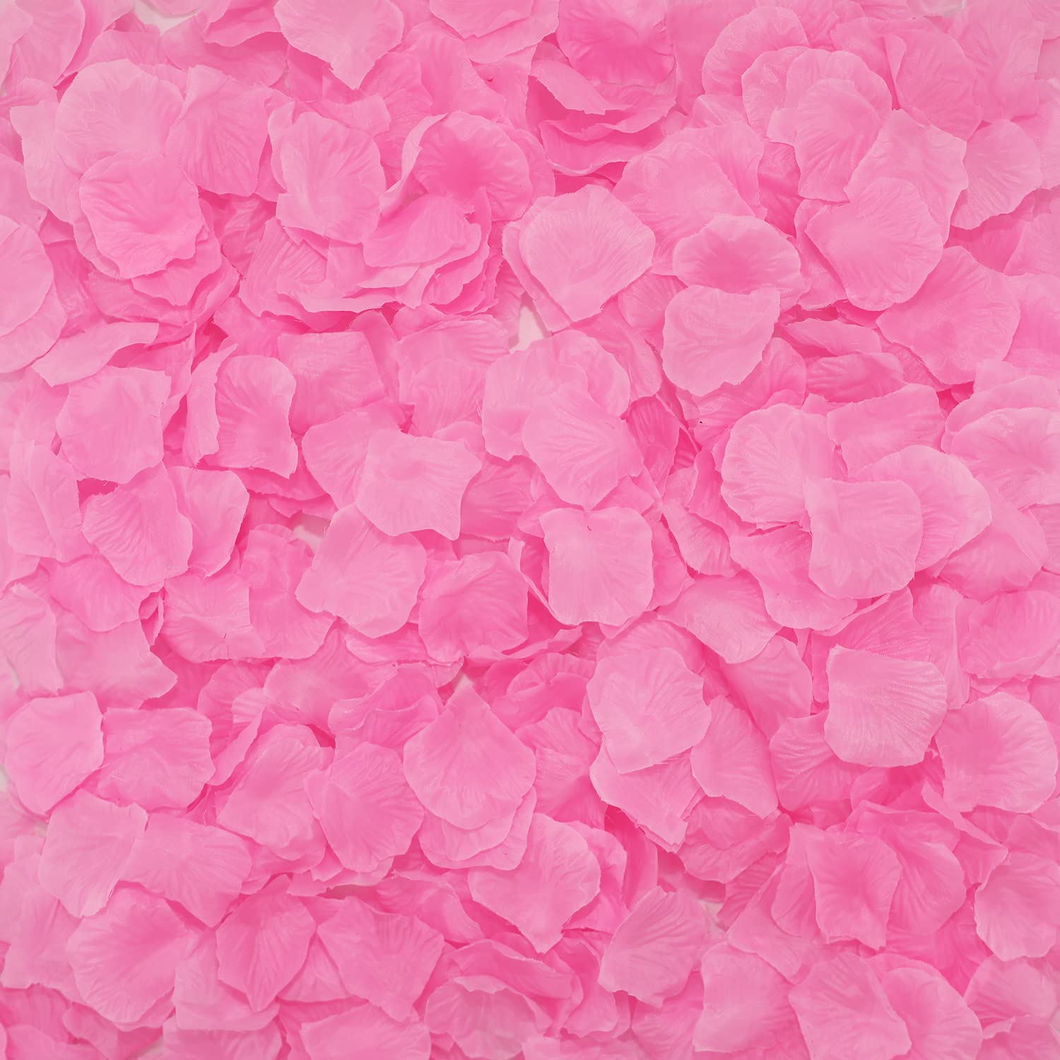 CODE FLORIST 1500 PCS Pink Silk Rose Petals for Valentine's Day,Romantic Night,Wedding,Proposal Anniversary Flower Decorations(S