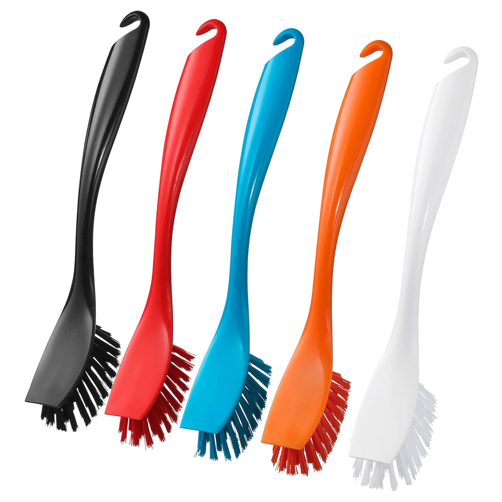 Ikea Easily Handable White DishWashing Brush (Pack of 4)