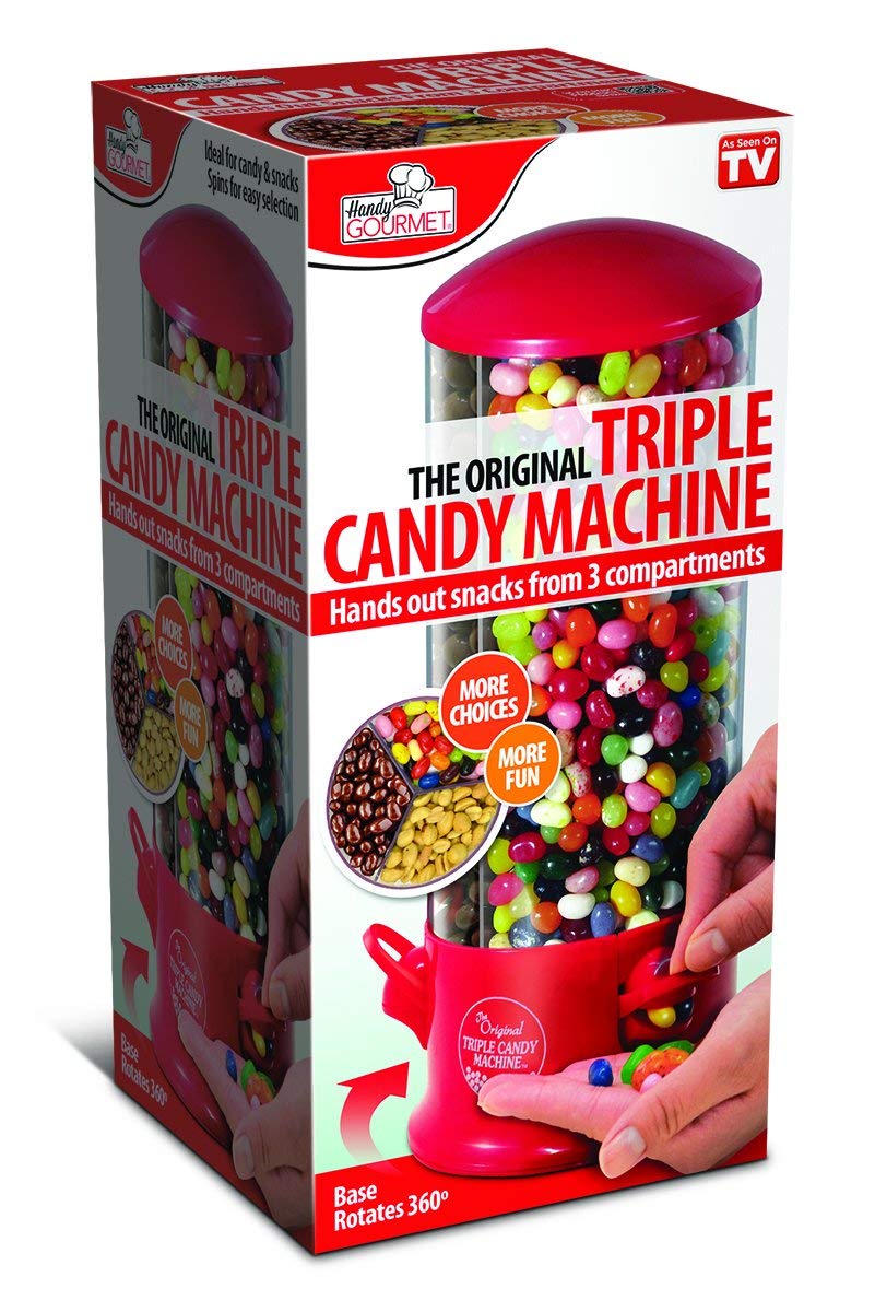 Handy Gourmet Cand Candy Dispenser  5.75 x 12.00 x 5.75  Red