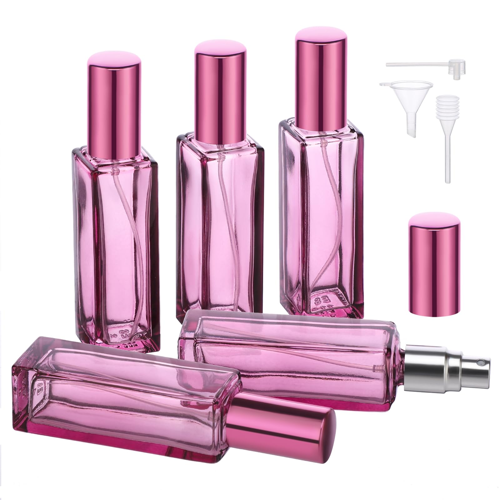 Segbeauty Atomizer Sprayer For Perfume, 5Pcs 20Ml Empty Cologne Travel Bottle Refillable, Glass Perfume Bottles Sprayer Pocket S