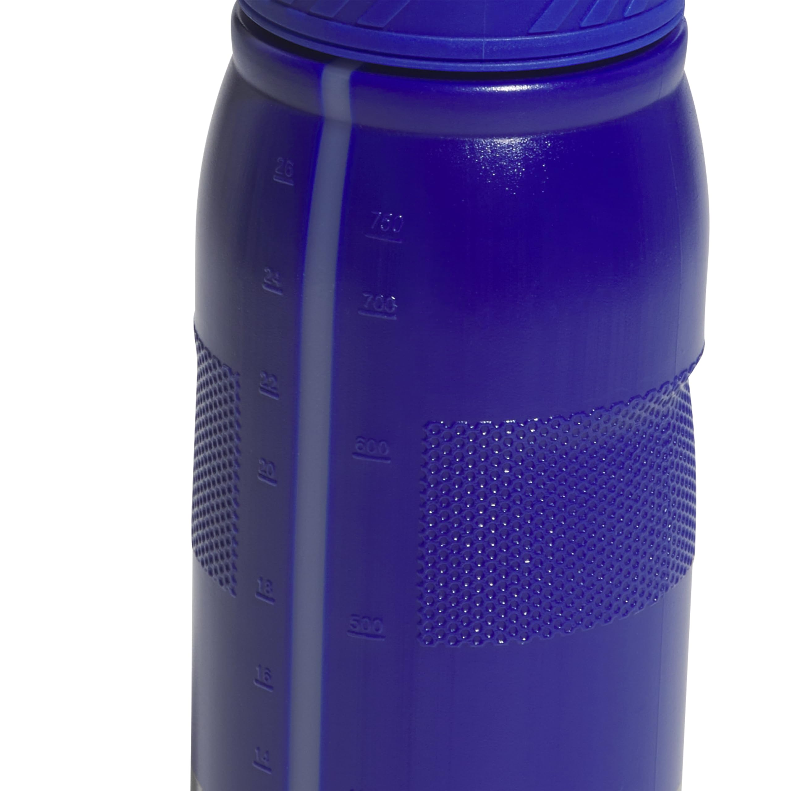 Adidas 750 Ml (28 Oz) Stadium Refillable Plastic Sport Water Bottle, Bold Blue/Grey/Bold Blue, One Size