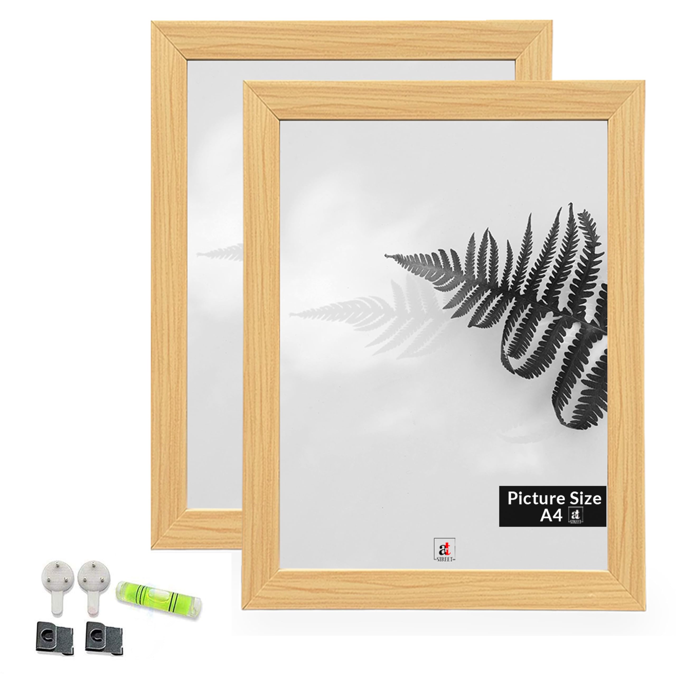 Art Street A4 Size Certificate, Document Photo Frames Set Of 2 For Home Decoration, Living Room, Office Decoration (Size: 8 X 12
