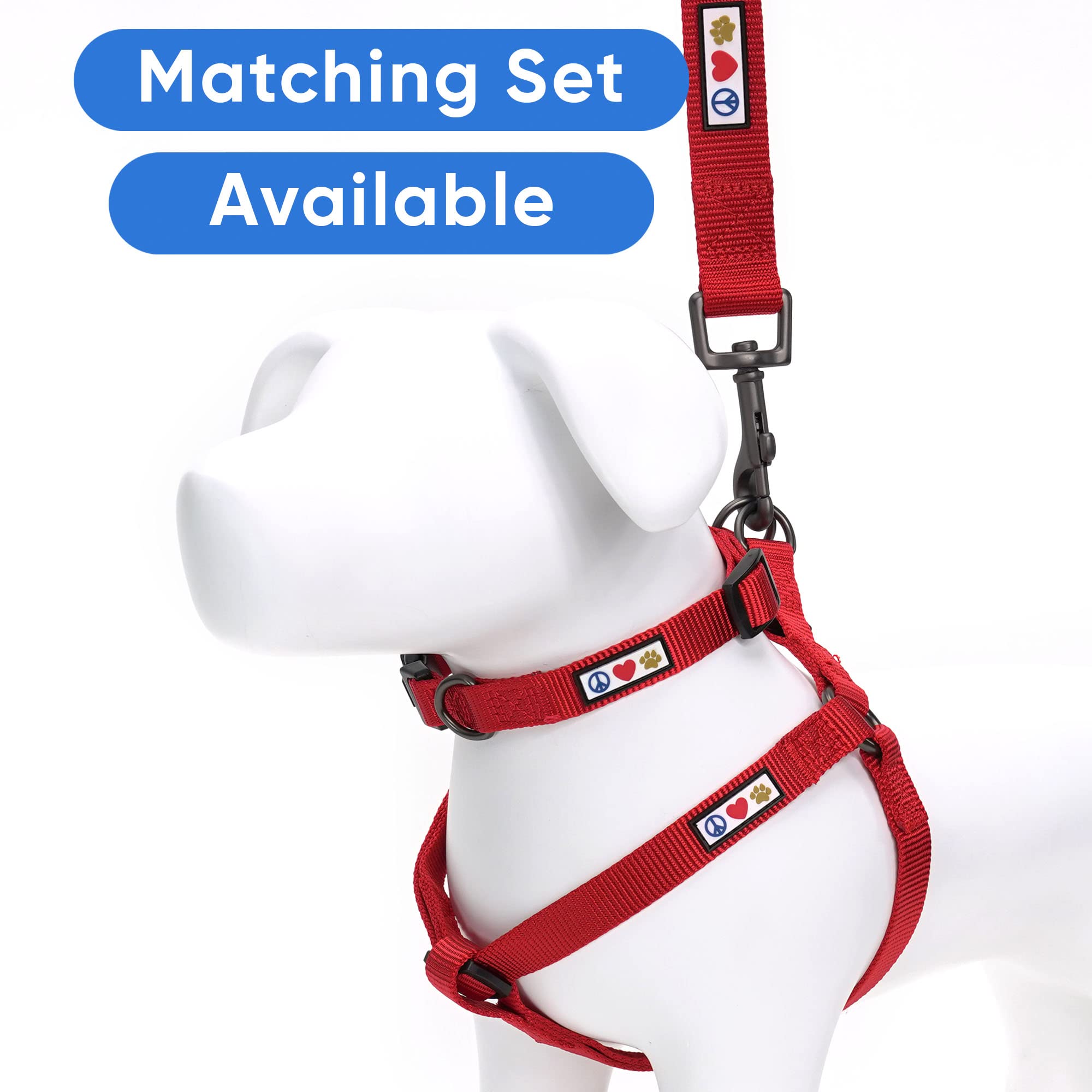 Pawtitas 6 Ft Solid Color Leash Puppy Leash Dog Leash Comfortable Handle Dog Training Leash 6 Ft Dog Leash Medium Dog Leash  Lar