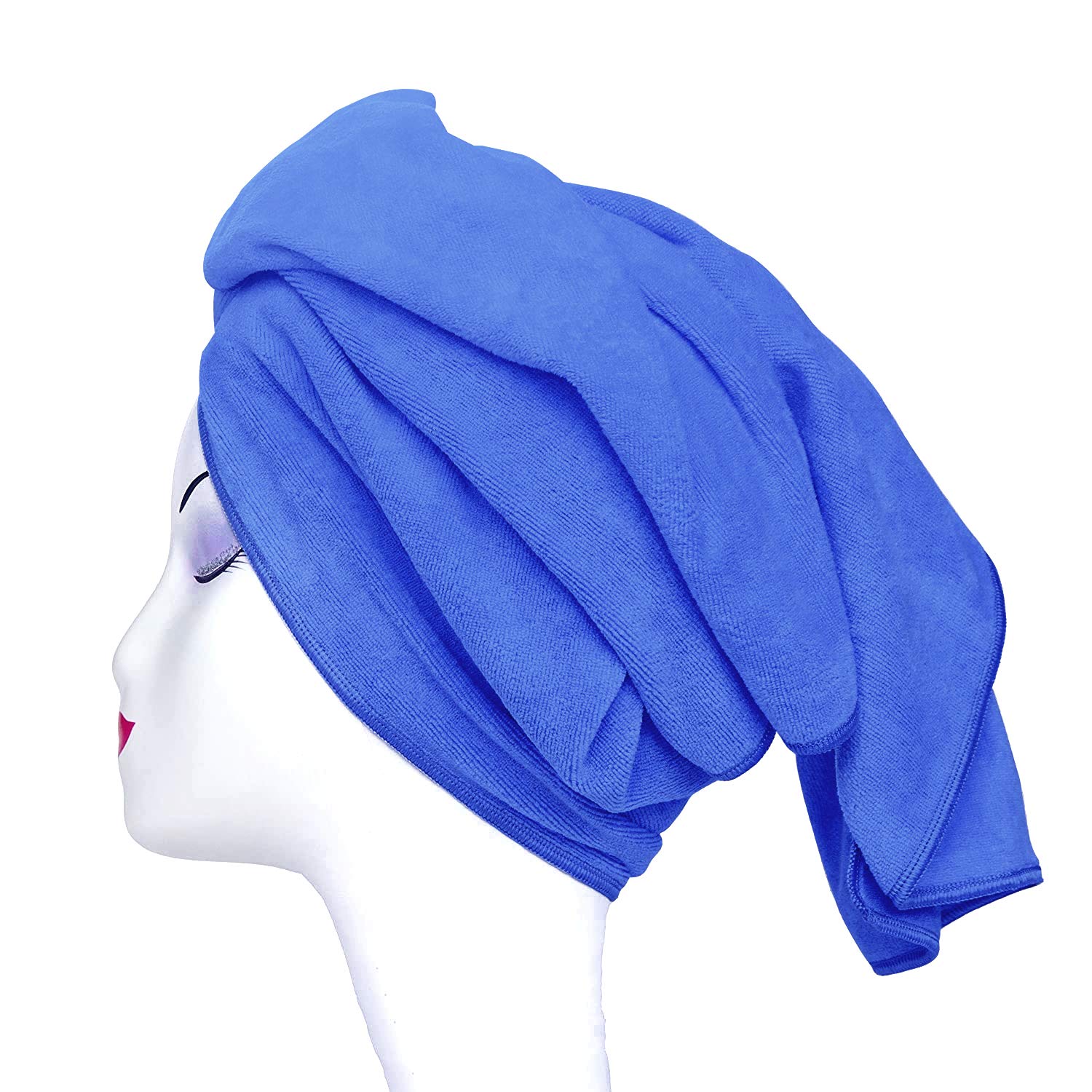TANCANO Large Microfiber Hair Towel for Curly Hair 23.6''x47'' Anti Frizz Hair Wrap Super Absorbent Curly Hair Drying Towel Larg