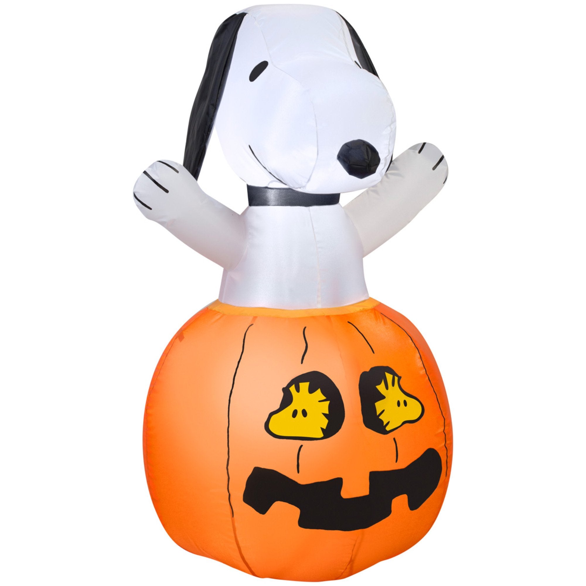 Gemmy Snoopy in Pumpkin with Woodstock