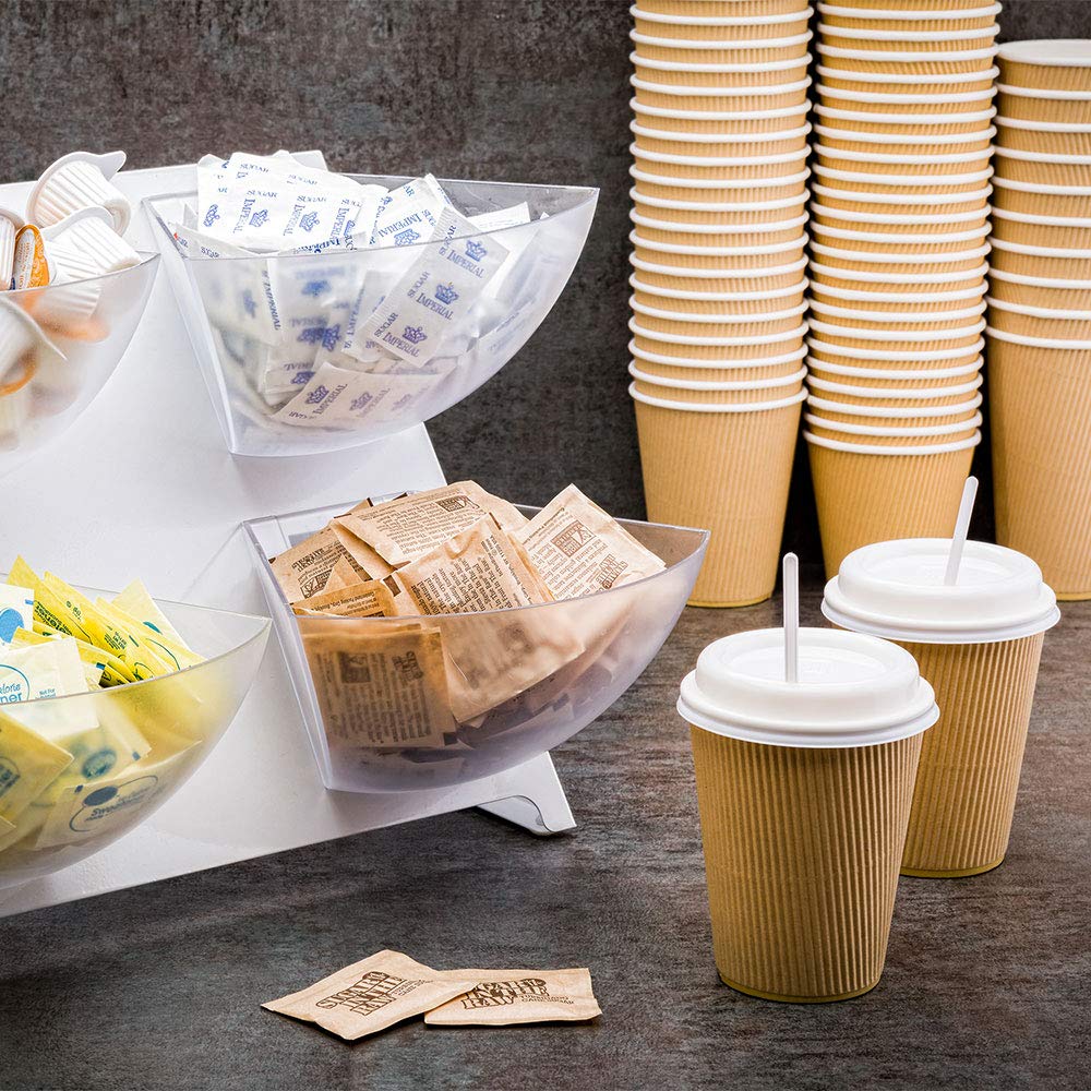 Restaurantware Met Lux 15.4 X 13.4 X 14.6 Inch Coffee Accessory Caddy 1 Premium Coffee And Condiment Organizer - 4 Compartments