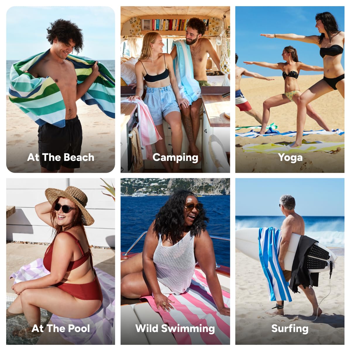 Dock & Bay Kid'S Towel - For Beach Use - Quick Dry, Sand Free - Compact, Lightweight - 100% Recycled - Includes Bag - Summer - C