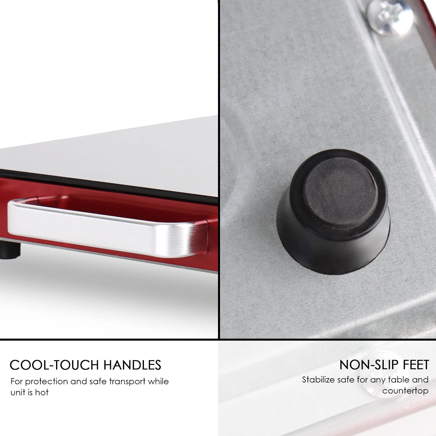 Artestia Electric Warming Trays For Food, Food Tray Warmer For Parties With Adjustable Temperature Control, For Home Dinners, Bu