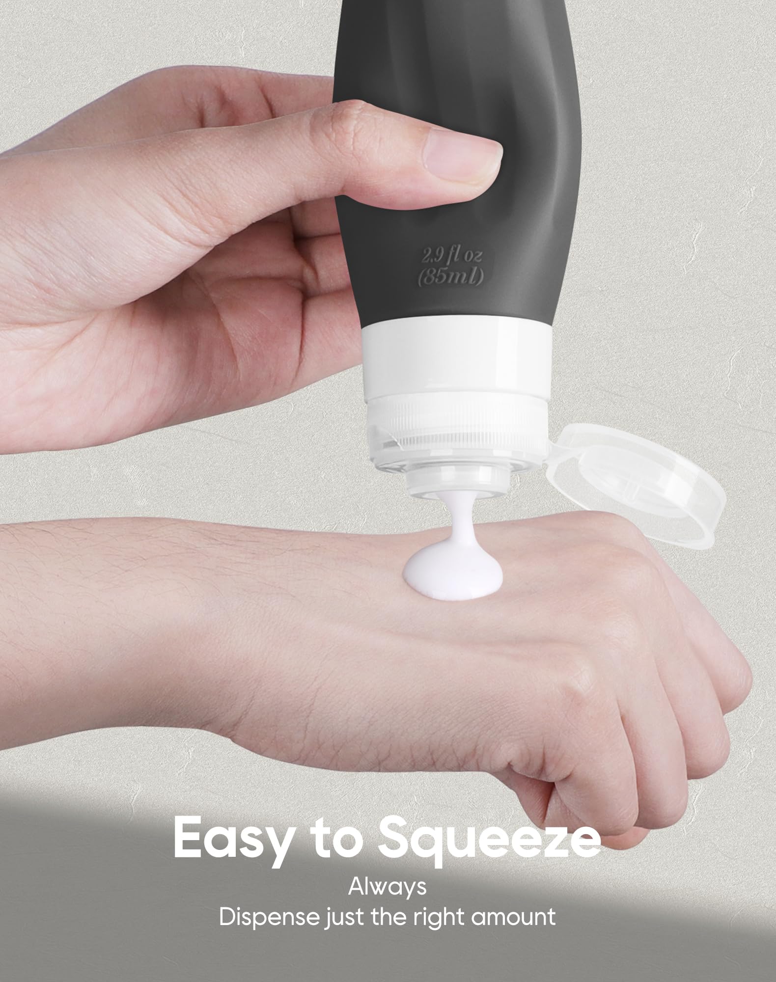 Morfone 16 Pack Silicone Travel Bottles Set for Toiletries TSA Approved Travel Containers Leakproof Squeezable Refillable Travel Accessories 2oz 3oz for Shampoo Conditioner Lotion Liquids (BPA Free)