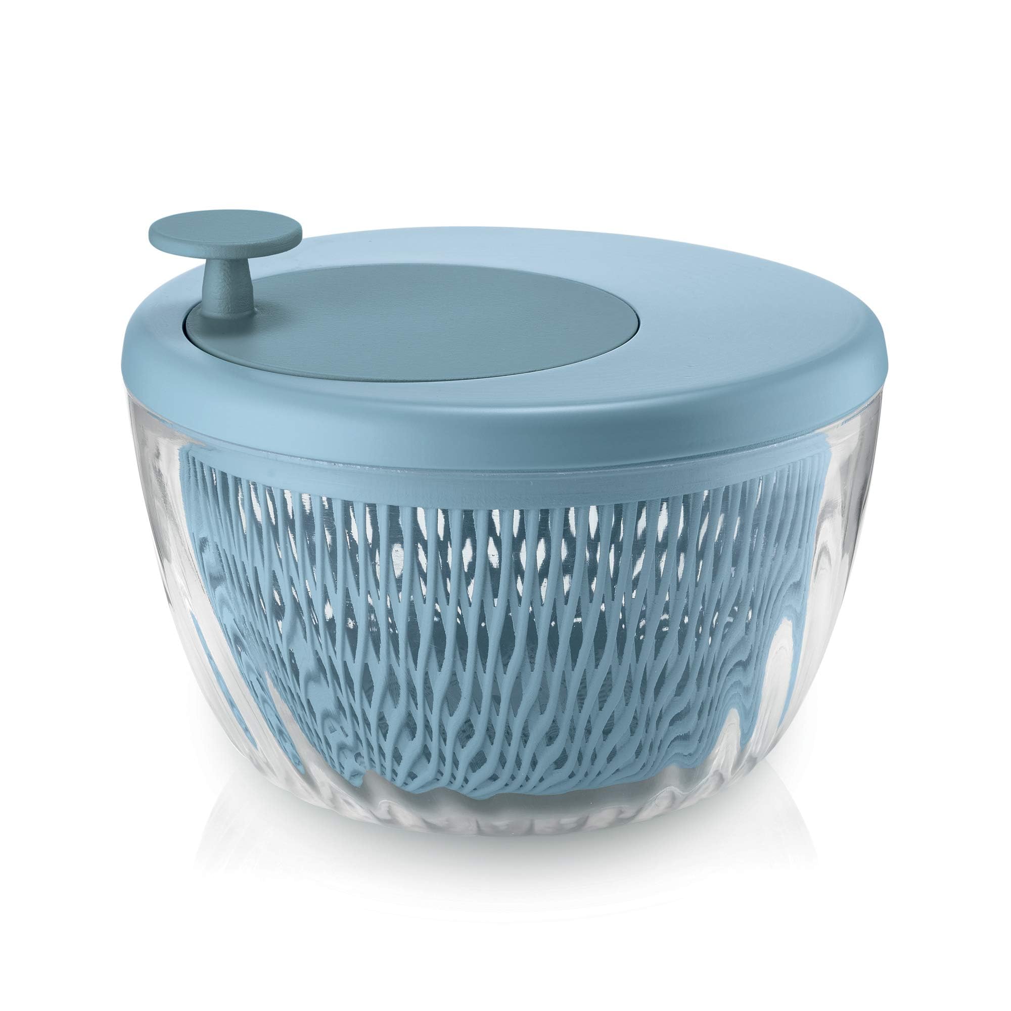 guzzini() Twist&Dry Salad Spinner  26 x 19 cm  Blue