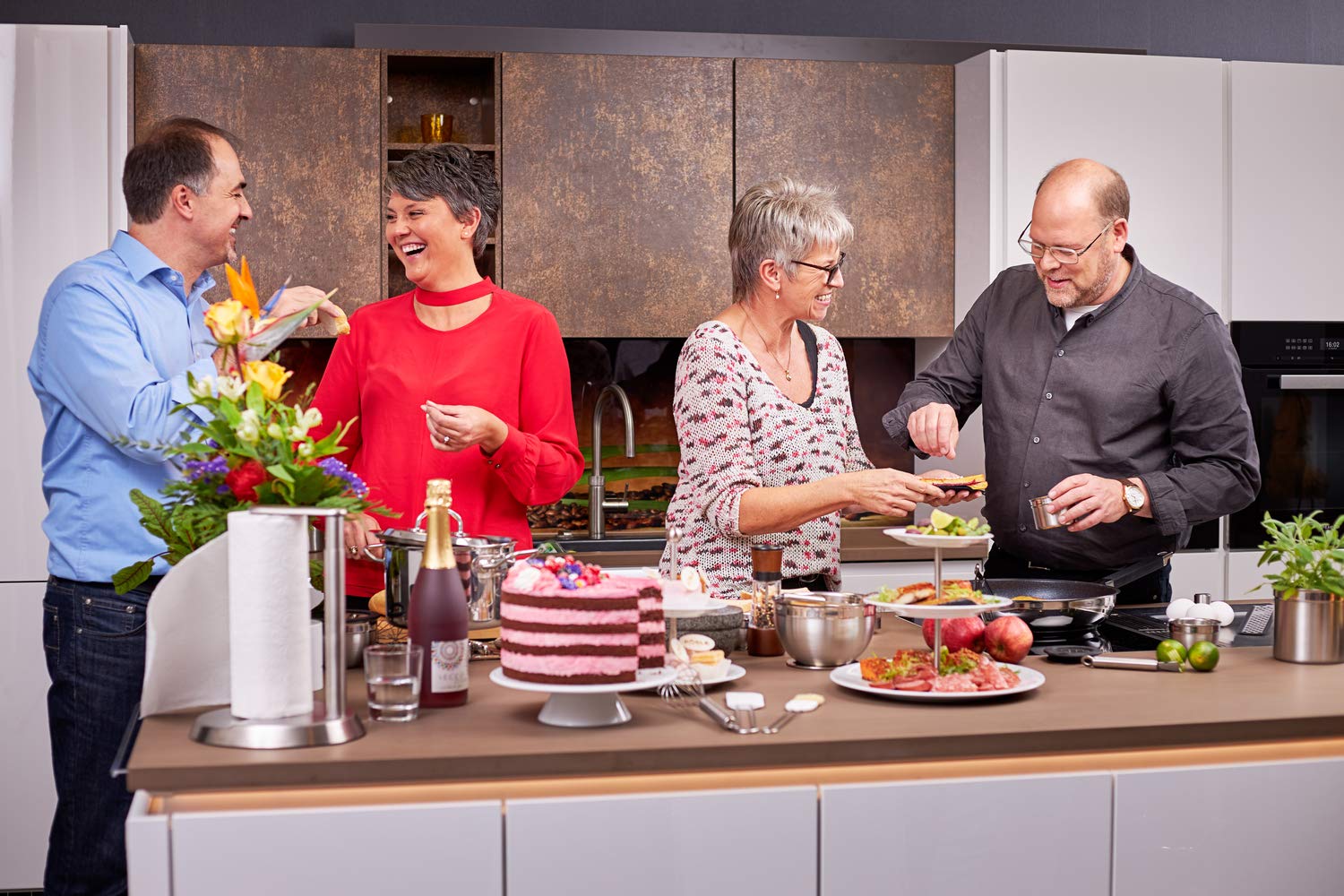 Rsle Stainless Steel Round Handle Kitchen Strainer, Fine Mesh, 6.3-Inch