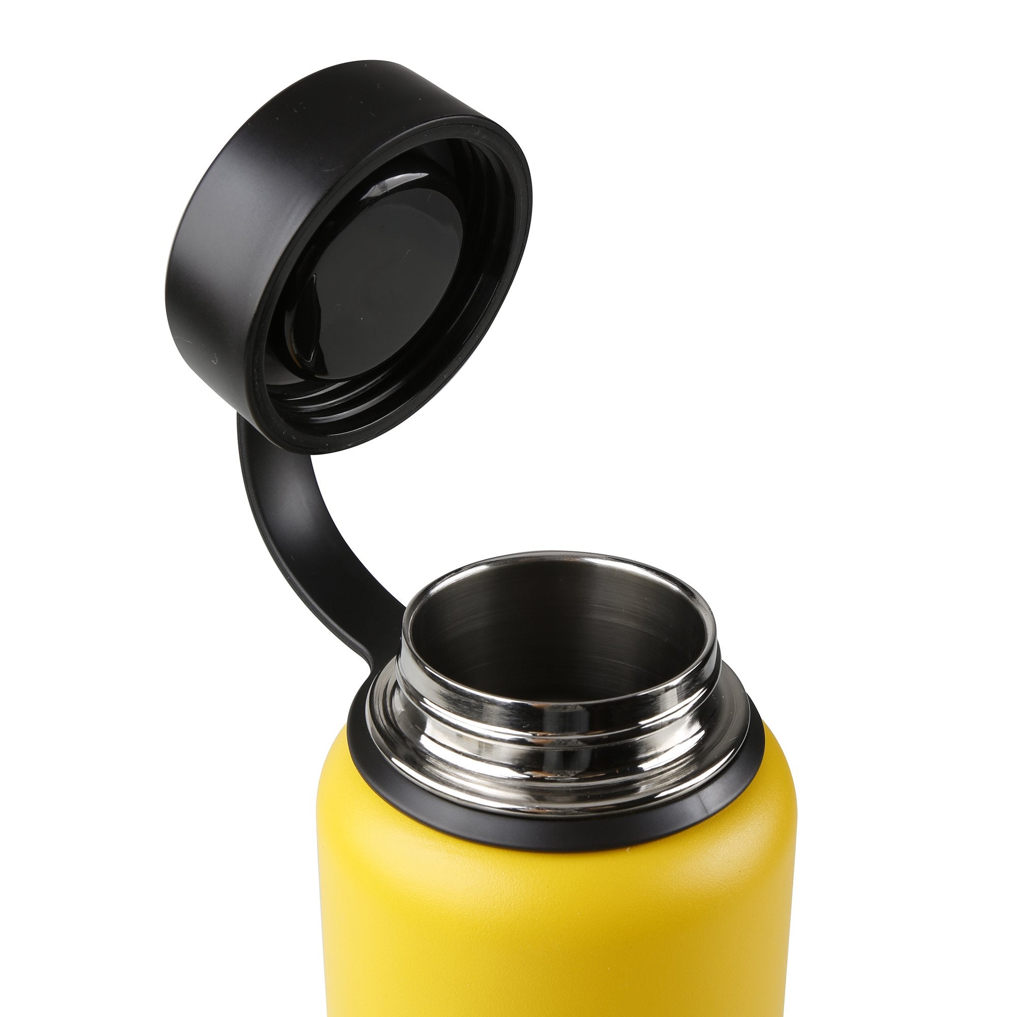 Tahoe Trails 12 Oz Double Wall Vacuum Insulated Stainless Steel Water Bottle, Empire Yellow